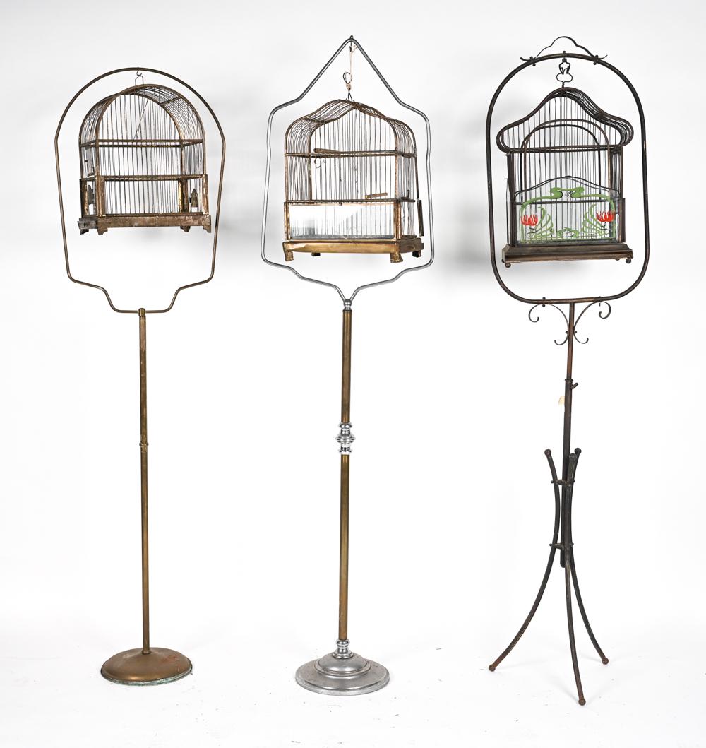 (3) GROUPING OF VINTAGE BIRDCAGES (1 of 20)