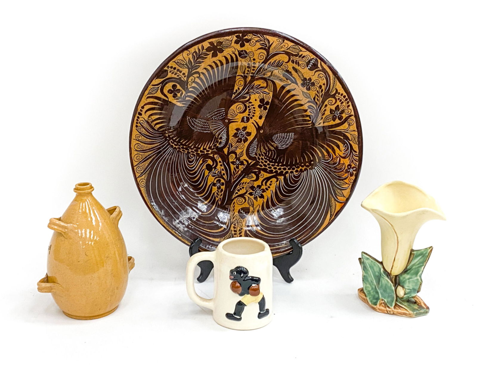 VINTAGE ART POTTERY GROUPING INCL. MCCOY (1 of 20)