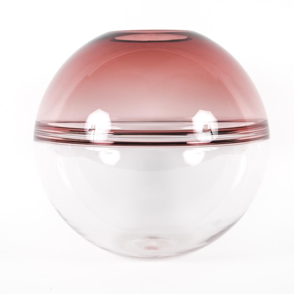 LARGE ALFREDO BARBINI MURANO INCALMO GLOBE VASE (1 of 7)
