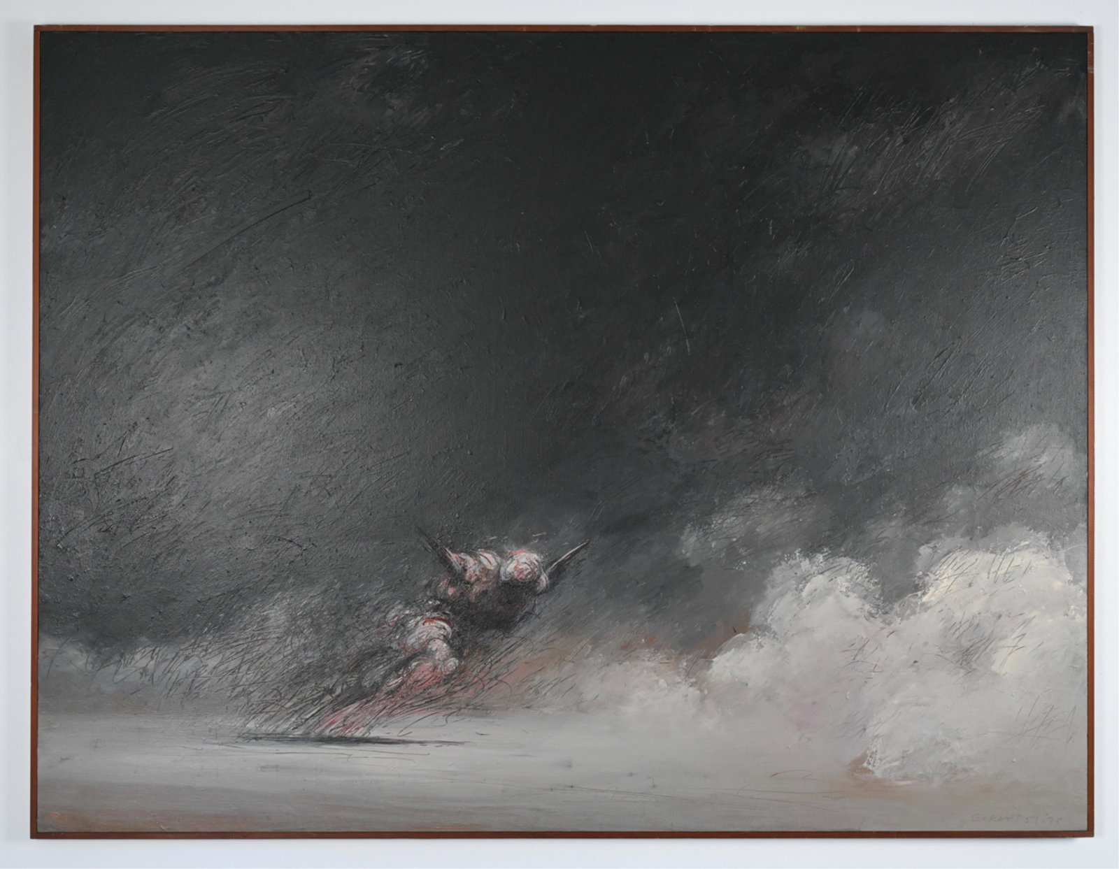 CHARLES ECKART (B. 1935) OVERSIZED ABSTRACT O/C (1 of 17)