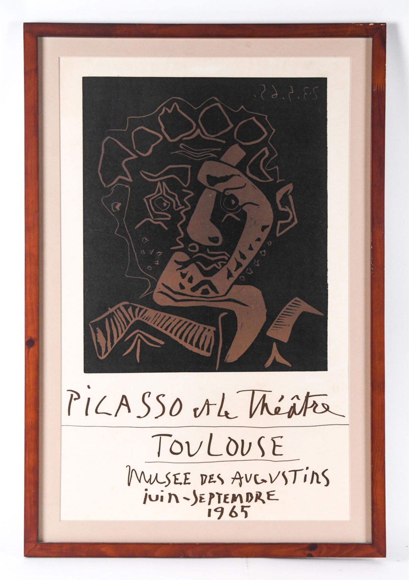 PICASSO LINOCUT POSTER 1965 (1 of 9)