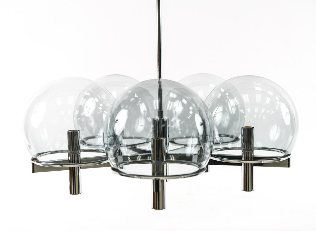 GAETANO SCIOLARI FOR LIGHTOLIER CHANDELIER (1 of 11)