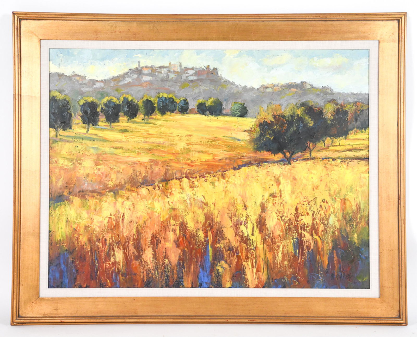JOHN MAURER "OLIVES AND WHEAT" O/C (1 of 12)