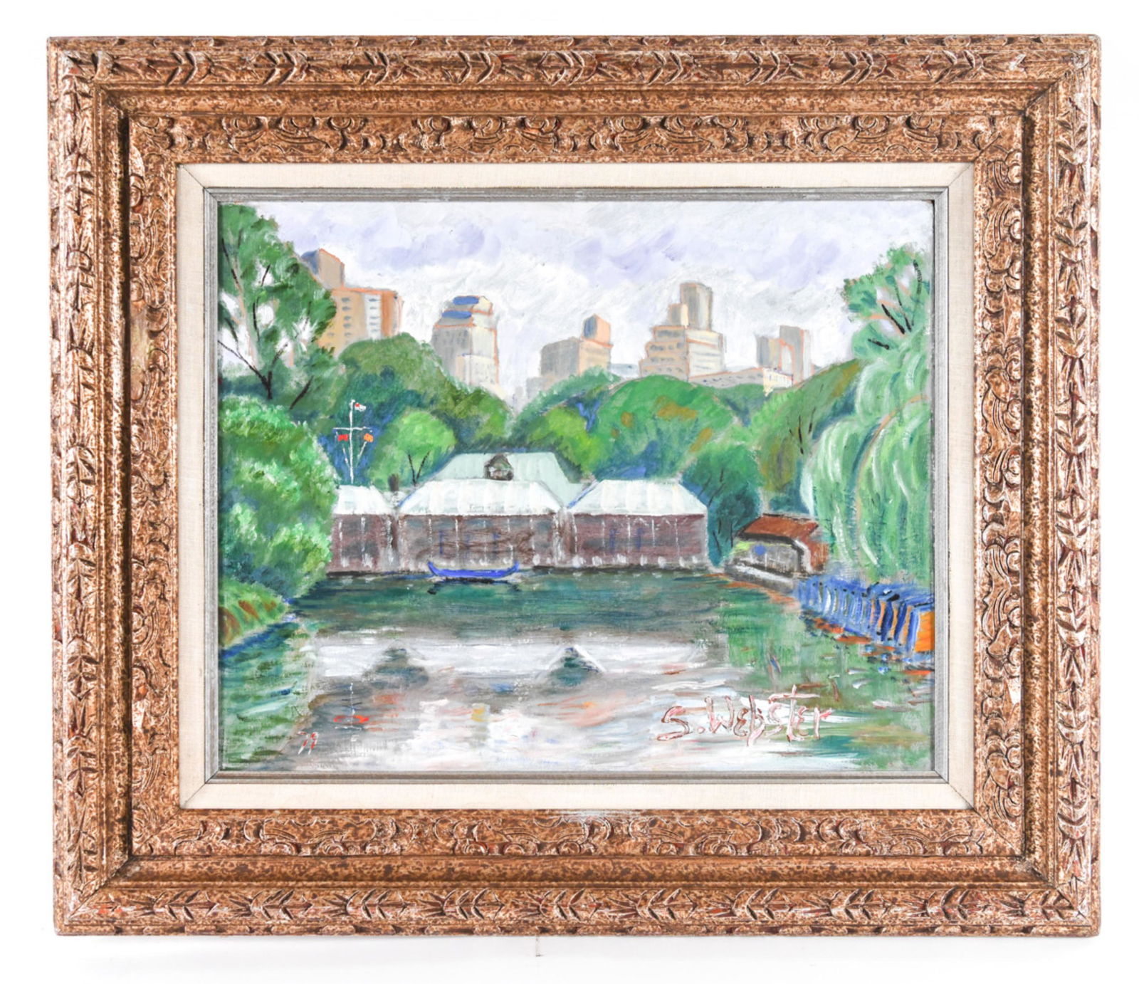 STOKELY WEBSTER (1912-2001) "CENTRAL PARK" O/B (1 of 11)