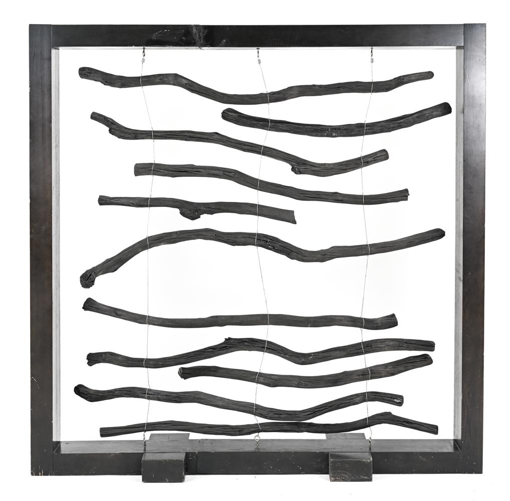 MONUMENTAL CHARRED DRIFTWOOD SCULPTURE (1 of 20)