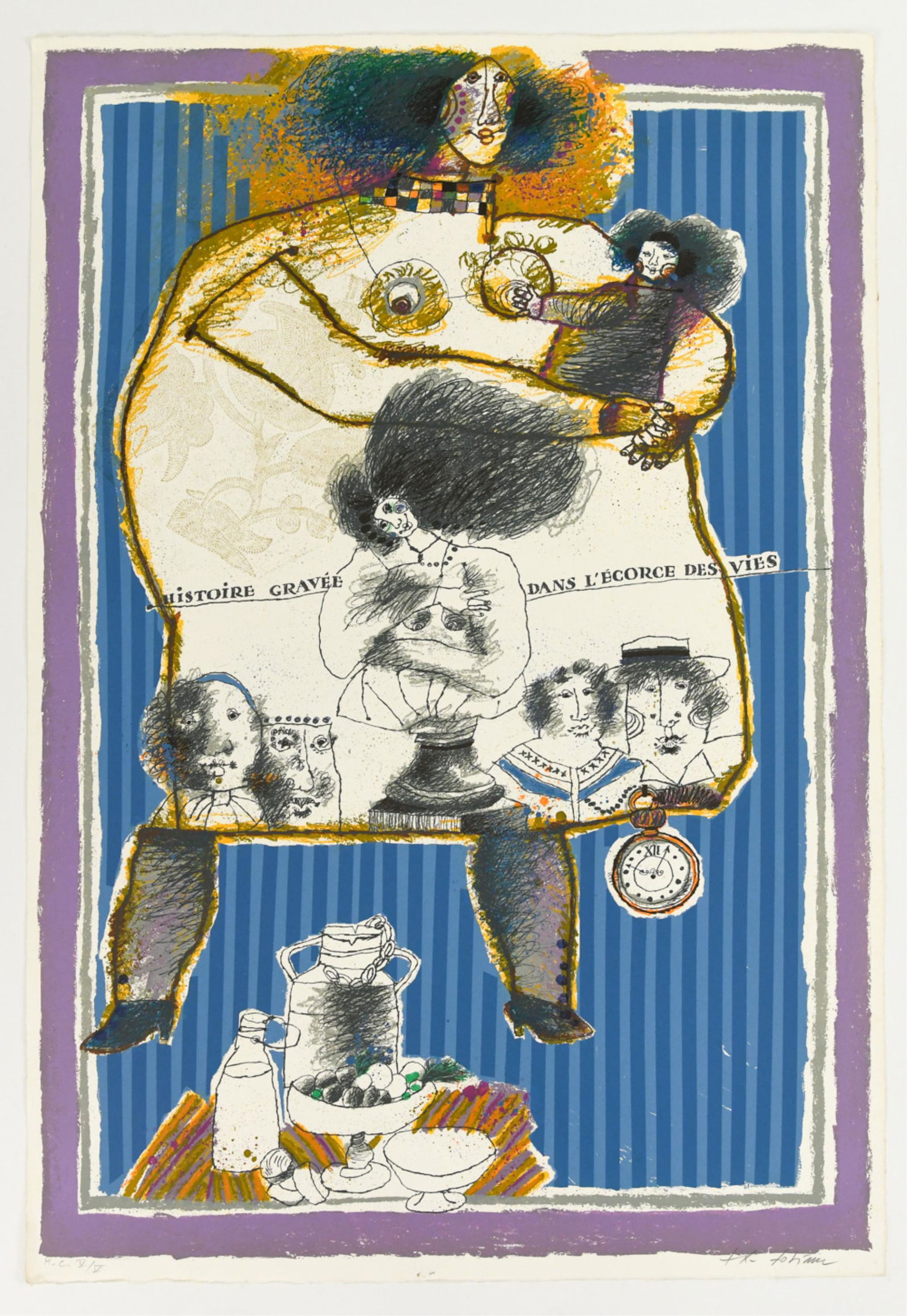 THEO TOBIASSE, FRENCH (1927 - 2012) LTD ED LITHO (1 of 9)