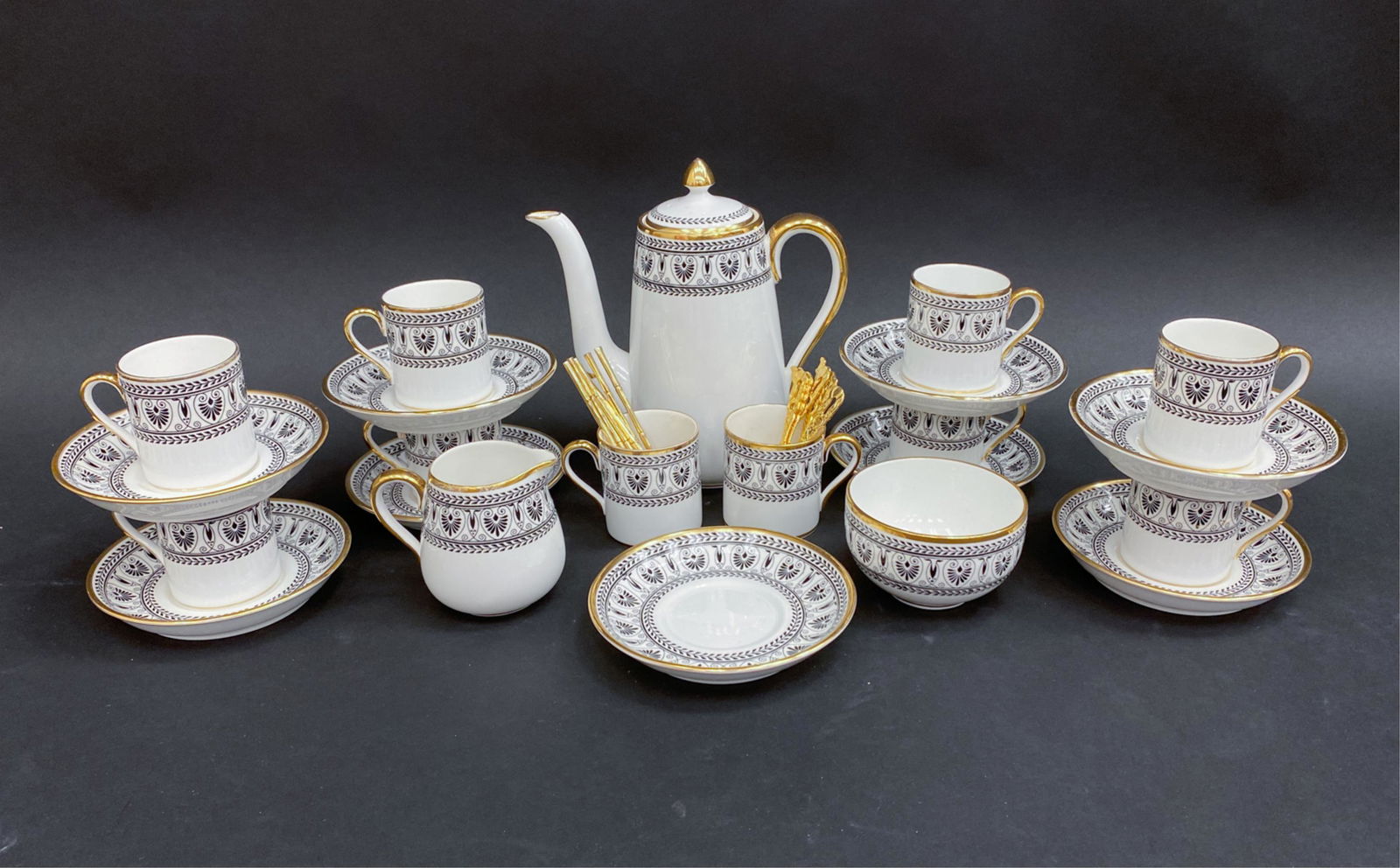 ROYAL STAFFORDSHIRE DEMI-TASSE SERVICE (1 of 10)