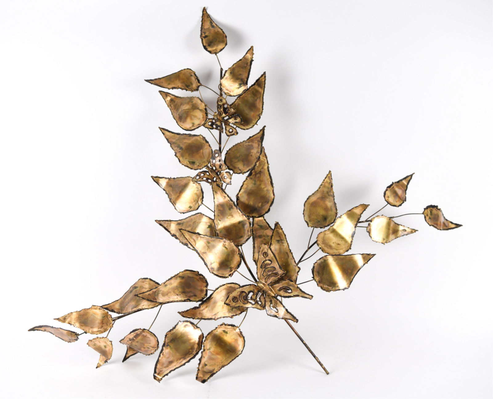 MANNER OF CURTIS JERE TORCH CUT WALL SCULPTURE (1 of 11)