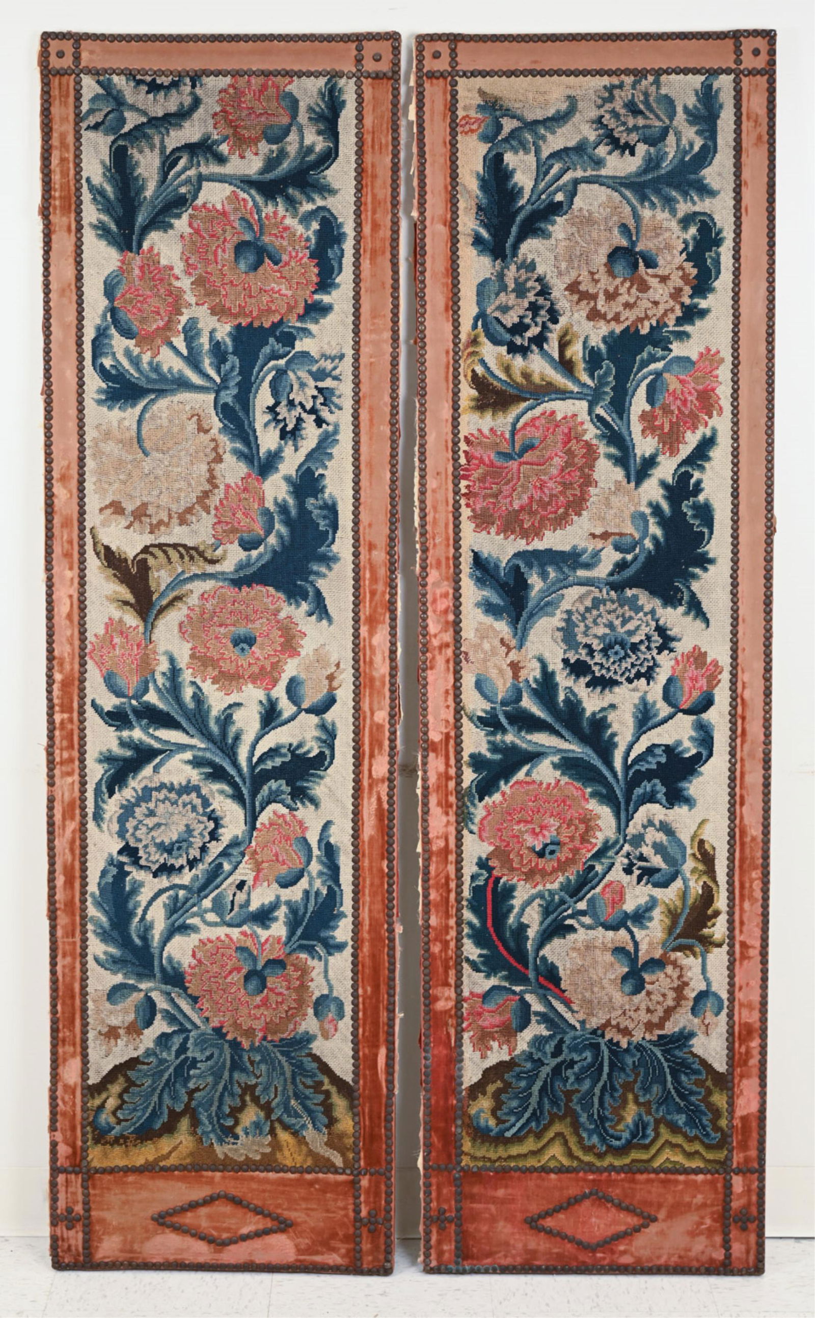(2) 19TH CENTURY NEEDLEWORK PANELS (1 of 15)