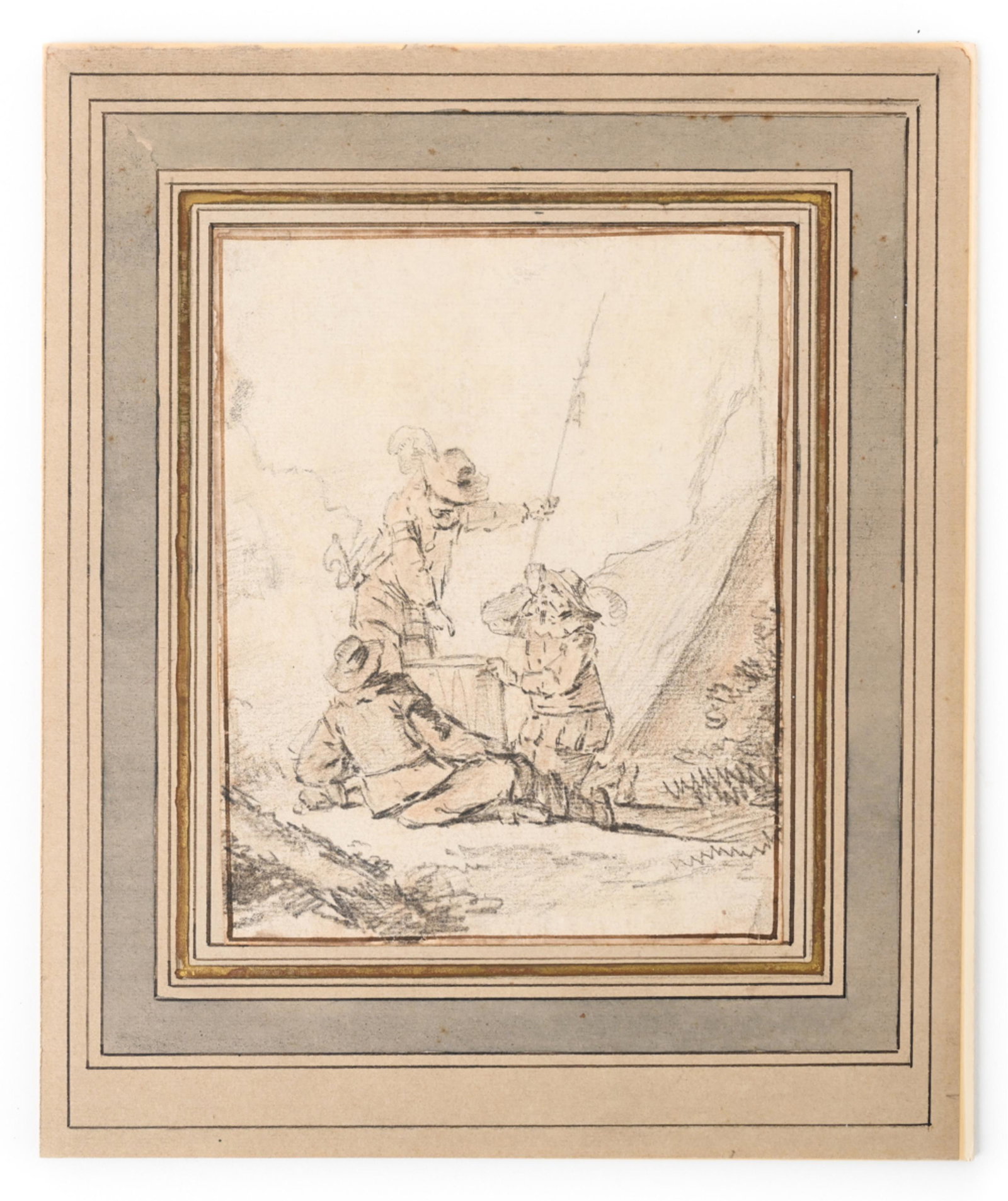 OLD MASTER DRAWING 17TH/18TH C. (1 of 13)