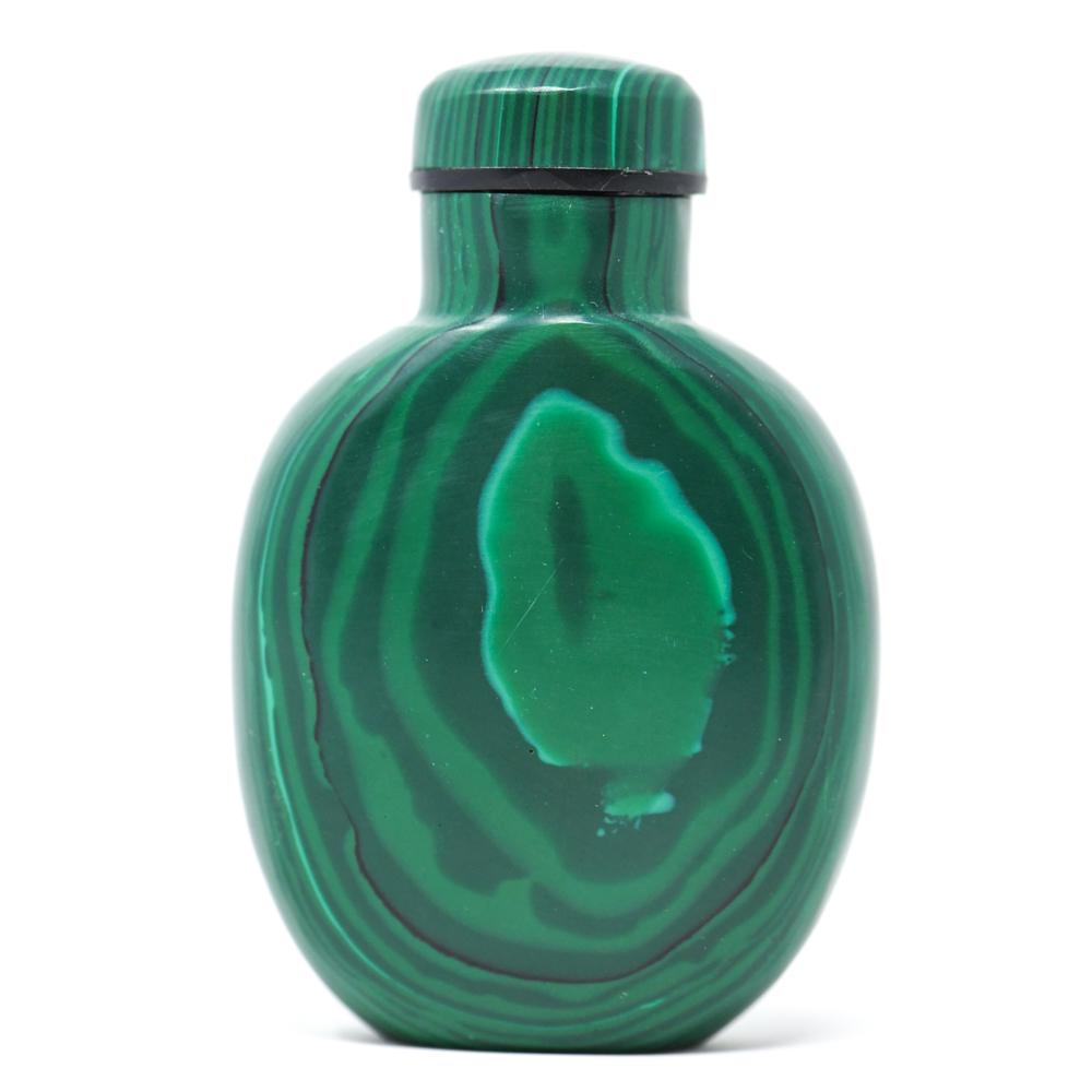 CHINESE MALACHITE SNUFF BOTTLE (1 of 11)