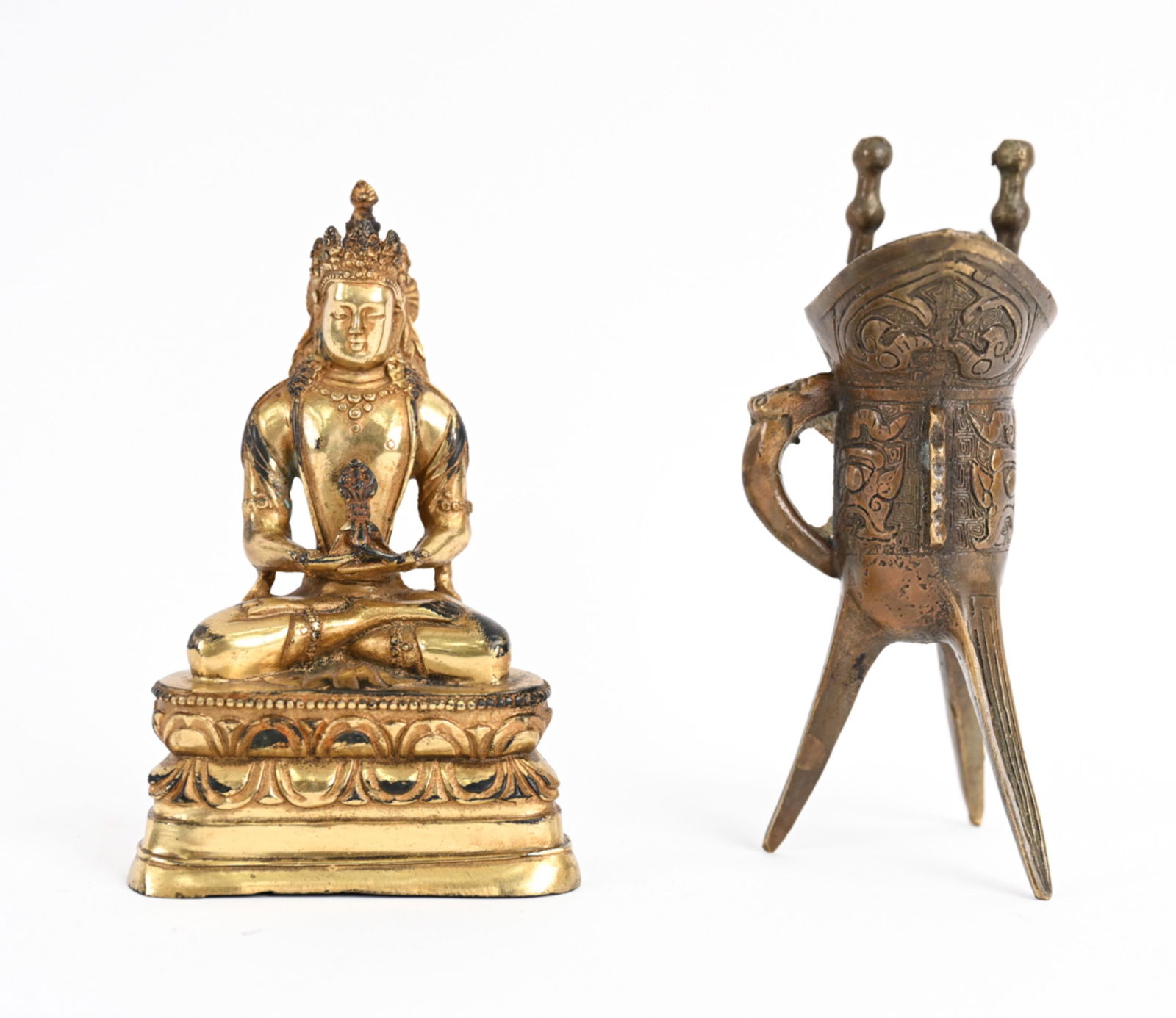 (2) MODERN CHINESE BRONZE/BRASS (1 of 12)
