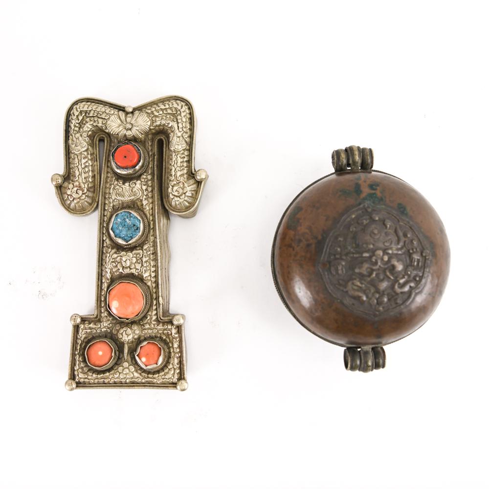 (2) 19TH C. TIBETAN ANTIQUE ARTICLES (1 of 6)