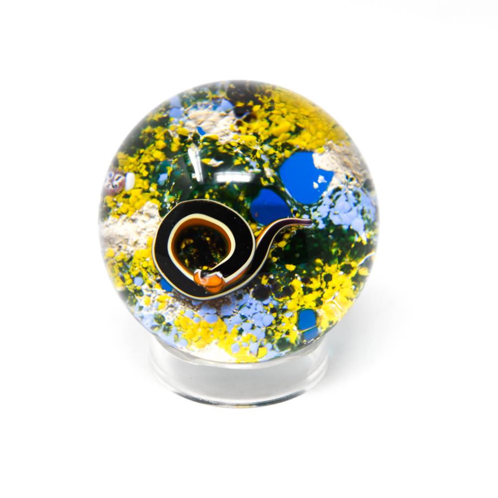 BACCARAT 1971 CRYSTAL SNAKE PAPERWEIGHT (1 of 8)