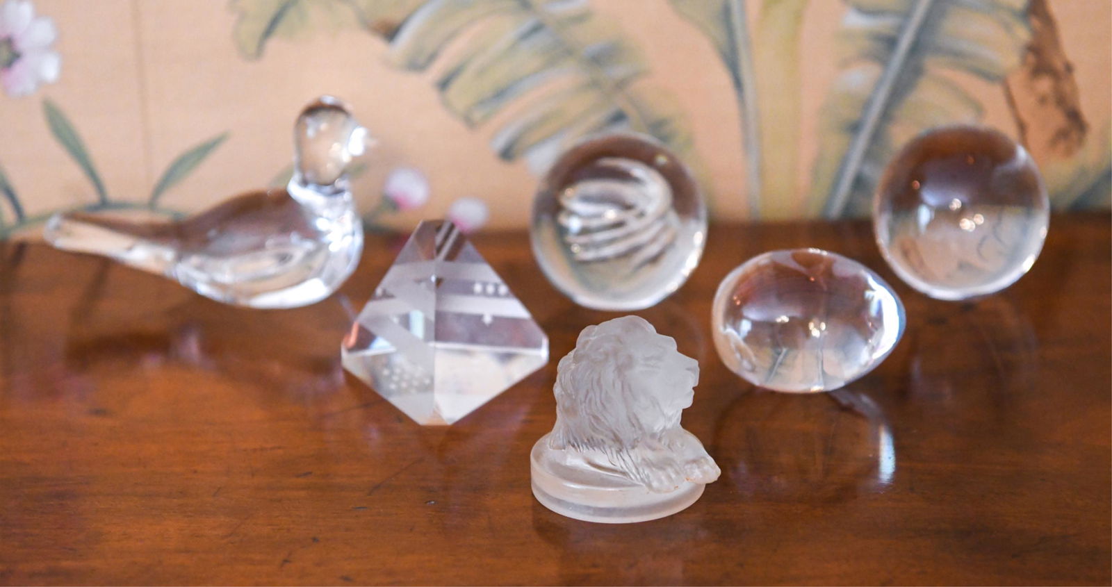 (6) GLASS & CRYSTAL PAPERWEIGHTS INCL. BACCARAT (1 of 8)