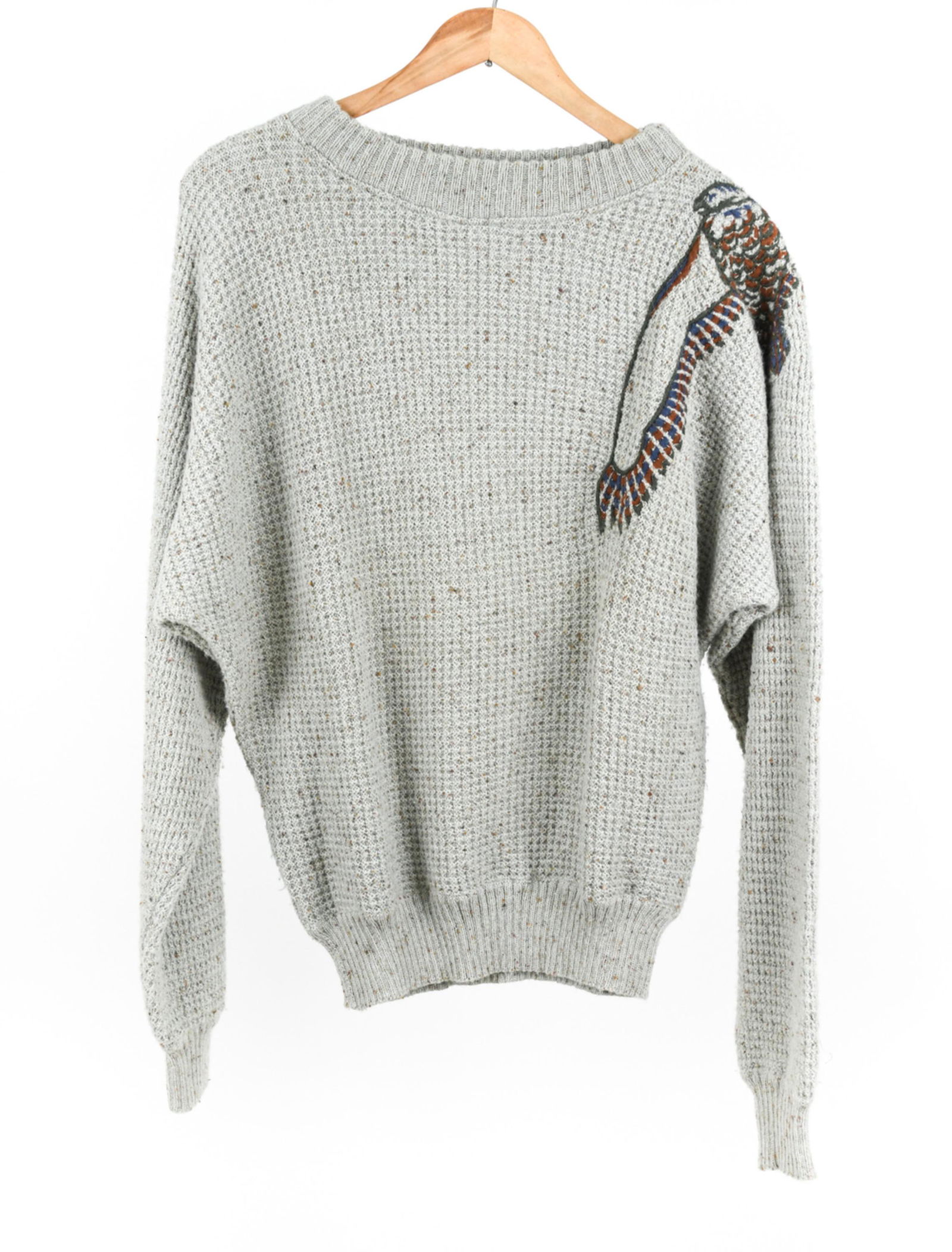 1980'S VERSACE EMBROIDERED EAGLE SWEATER (1 of 7)