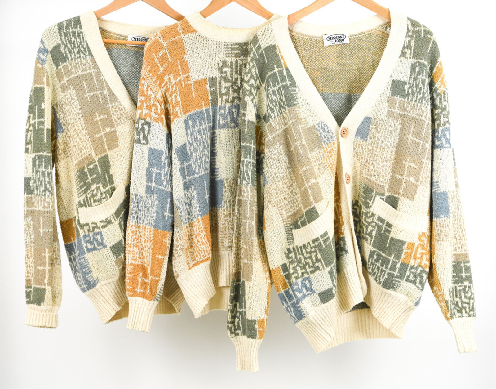 (3) 1980'S MISSONI ABSTRACT SWEATERS, S/M (1 of 19)