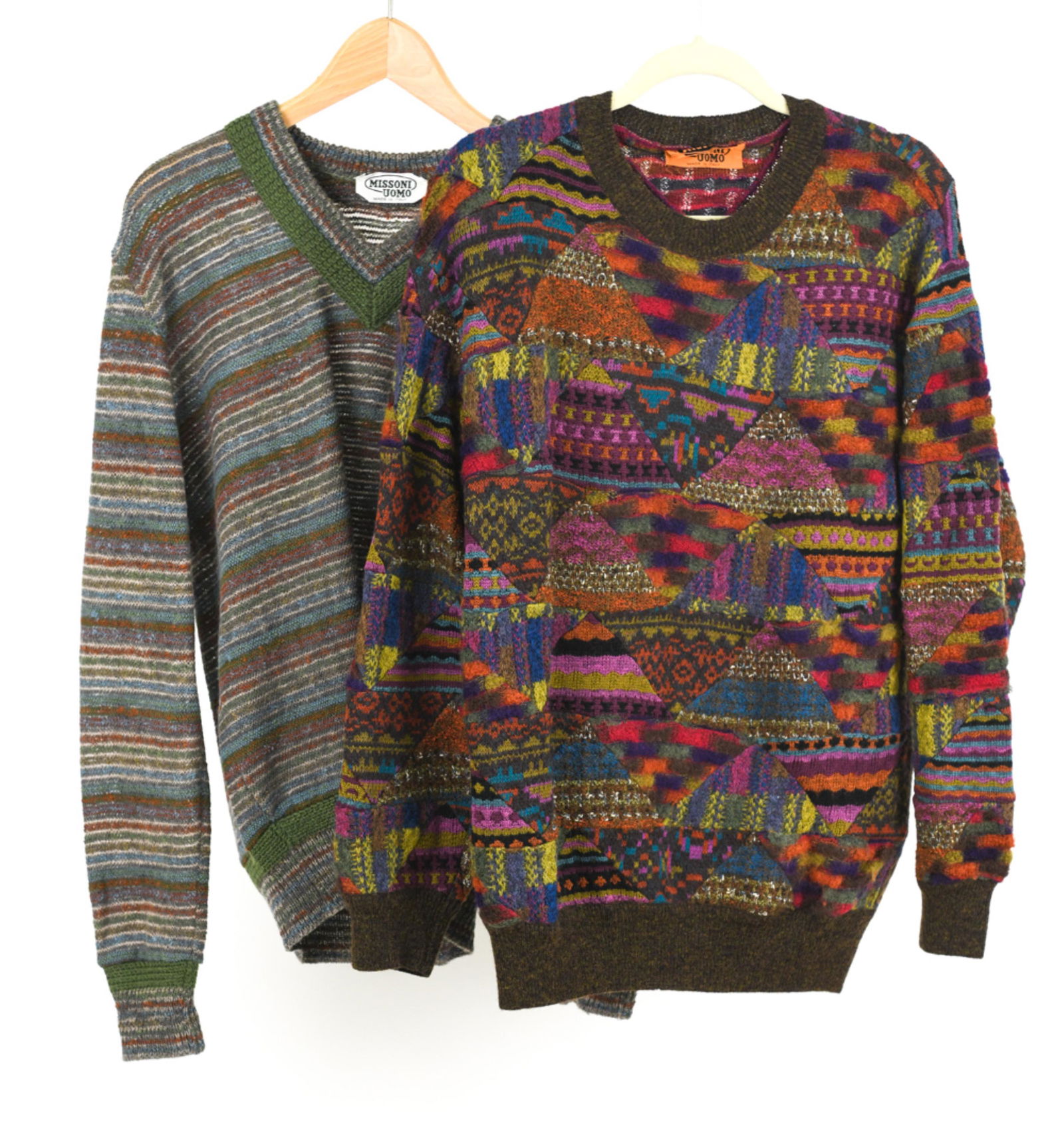 (2) 1980'S MISSONI PULLOVER SWEATERS, M/L (1 of 12)