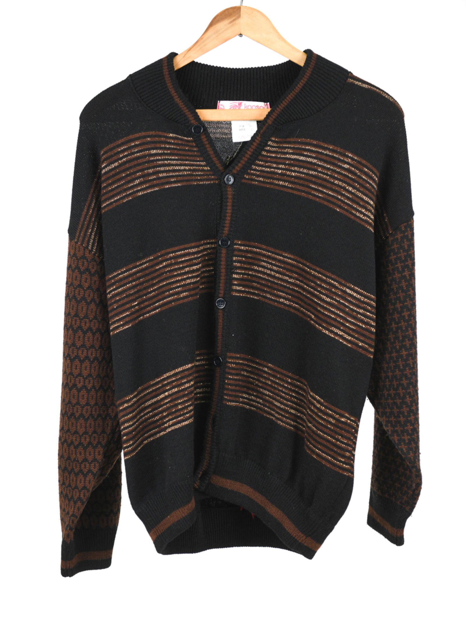 1980S KANSAI YAMAMOTO EMBROIDERED LEOPARD CARDIGAN (1 of 8)