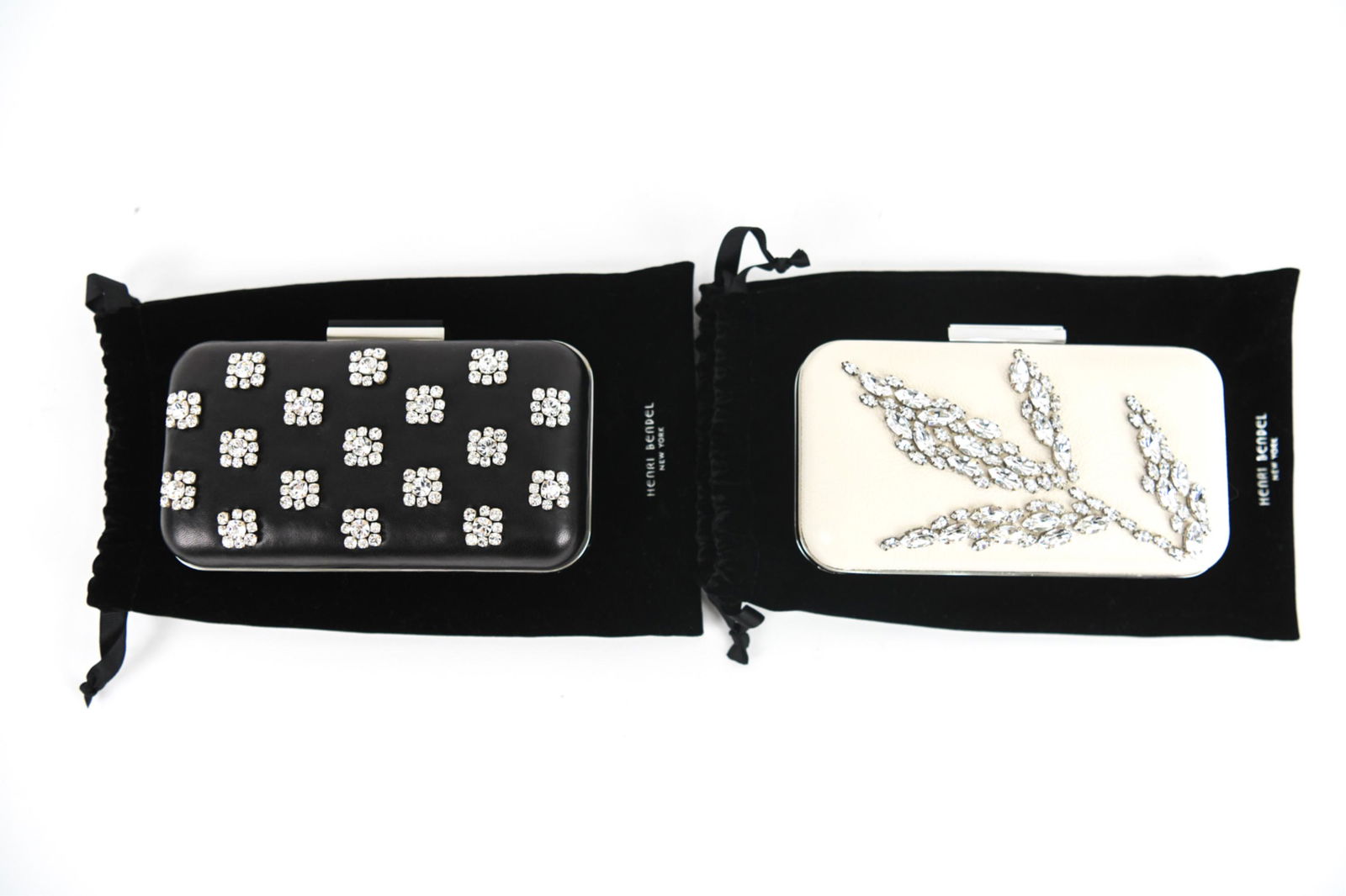 (2) HENRI BENDEL PARTY BOX CLUTCHES (1 of 10)