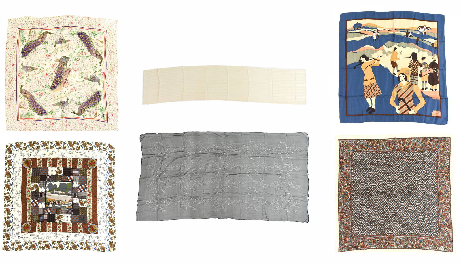 (6) VINTAGE SILK SCARVES INCL. LIBERTY & DIOR (1 of 20)