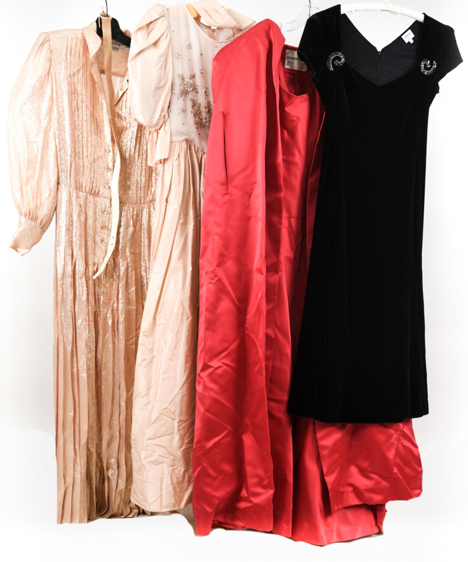GROUPING OF VINTAGE/DESIGNER FORMAL DRESSES (1 of 16)