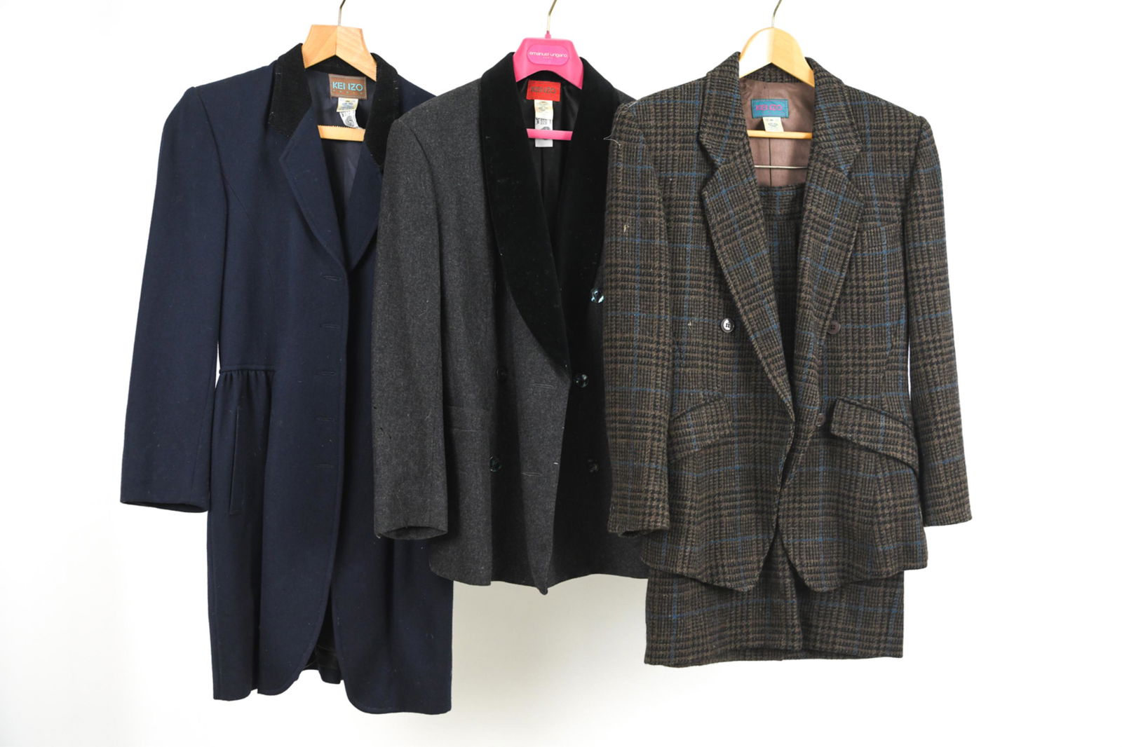 (4) WOMEN'S WOOL GARMENTS BY KENZO, 1970'S-80'S (1 of 16)