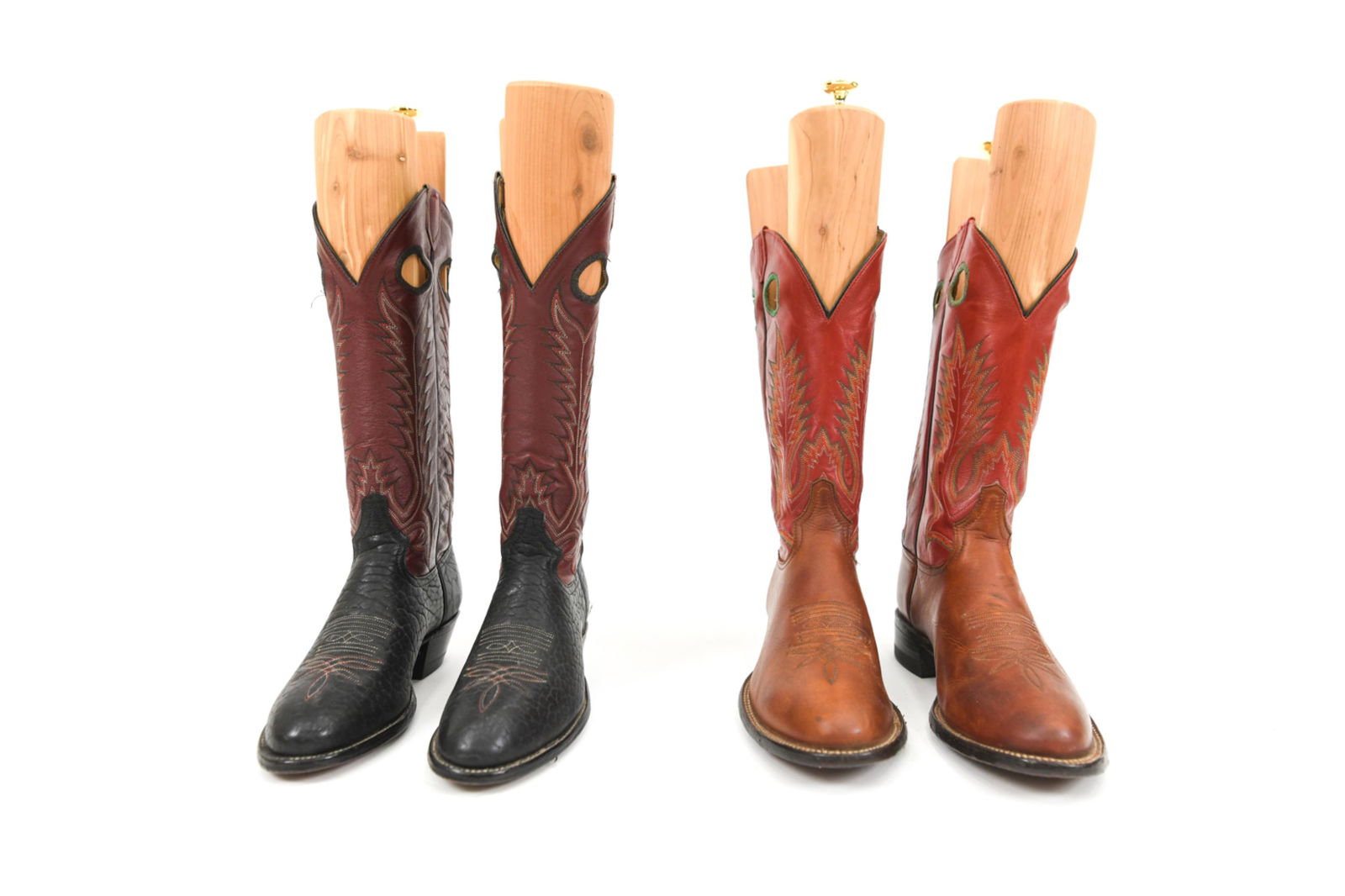 (2) PAIRS TONY LAMA WESTERN BOOTS, SIZES 7 & 10 (1 of 12)