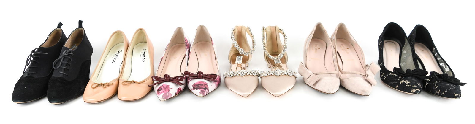 (6) PAIRS DESIGNER HEELS INCL. KATE SPADE SIZE 6-7 (1 of 20)