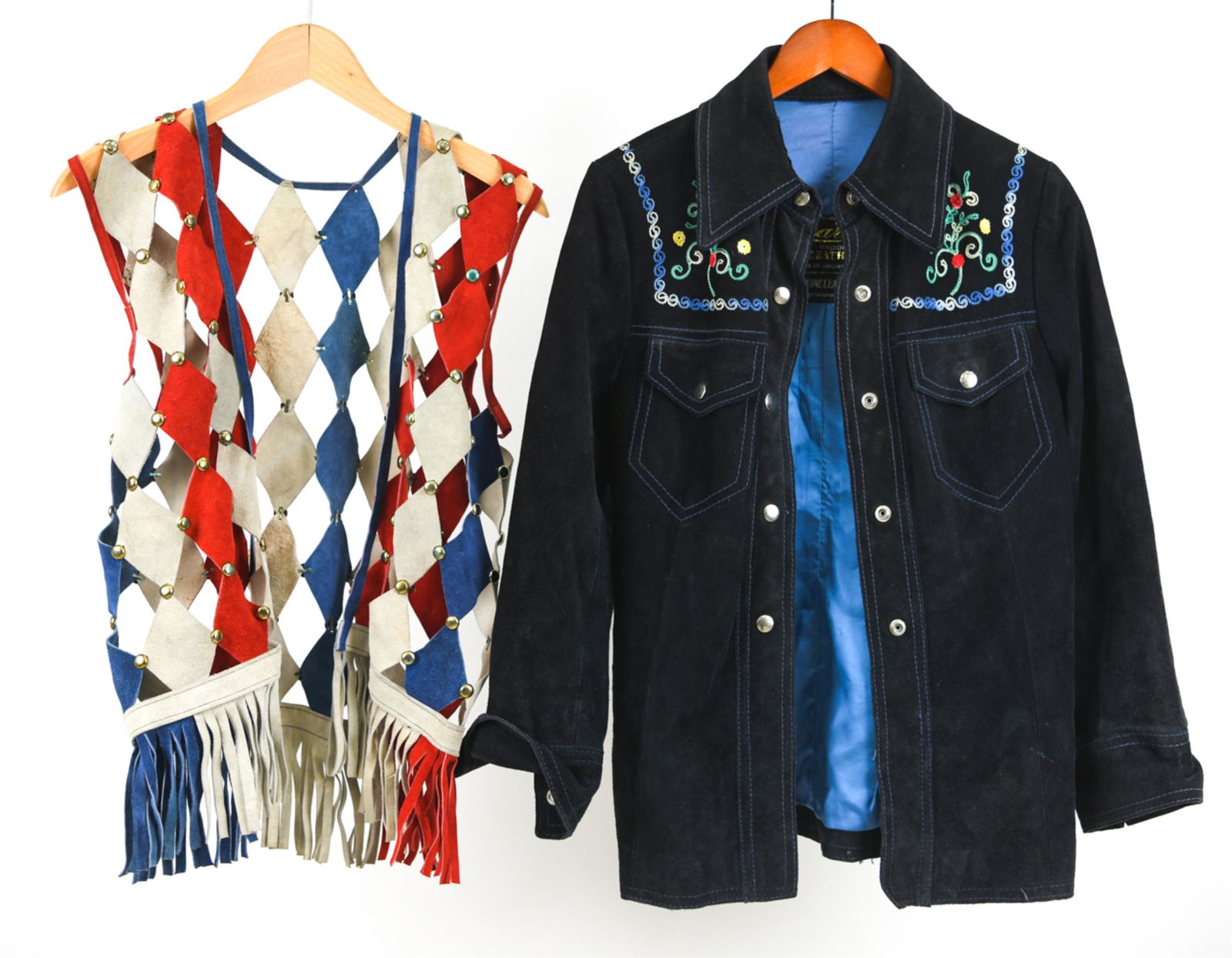 1970'S-80'S SUEDE VEST AND JACKET (1 of 9)