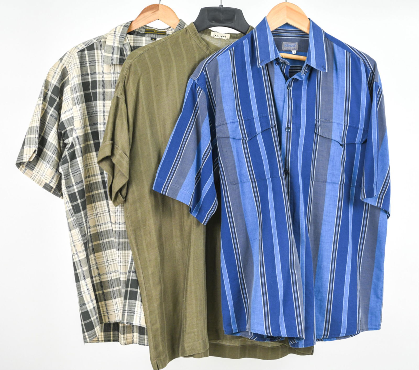 VINTAGE KENZO, VERSACE, & UNGARO SHIRTS, M (1 of 10)