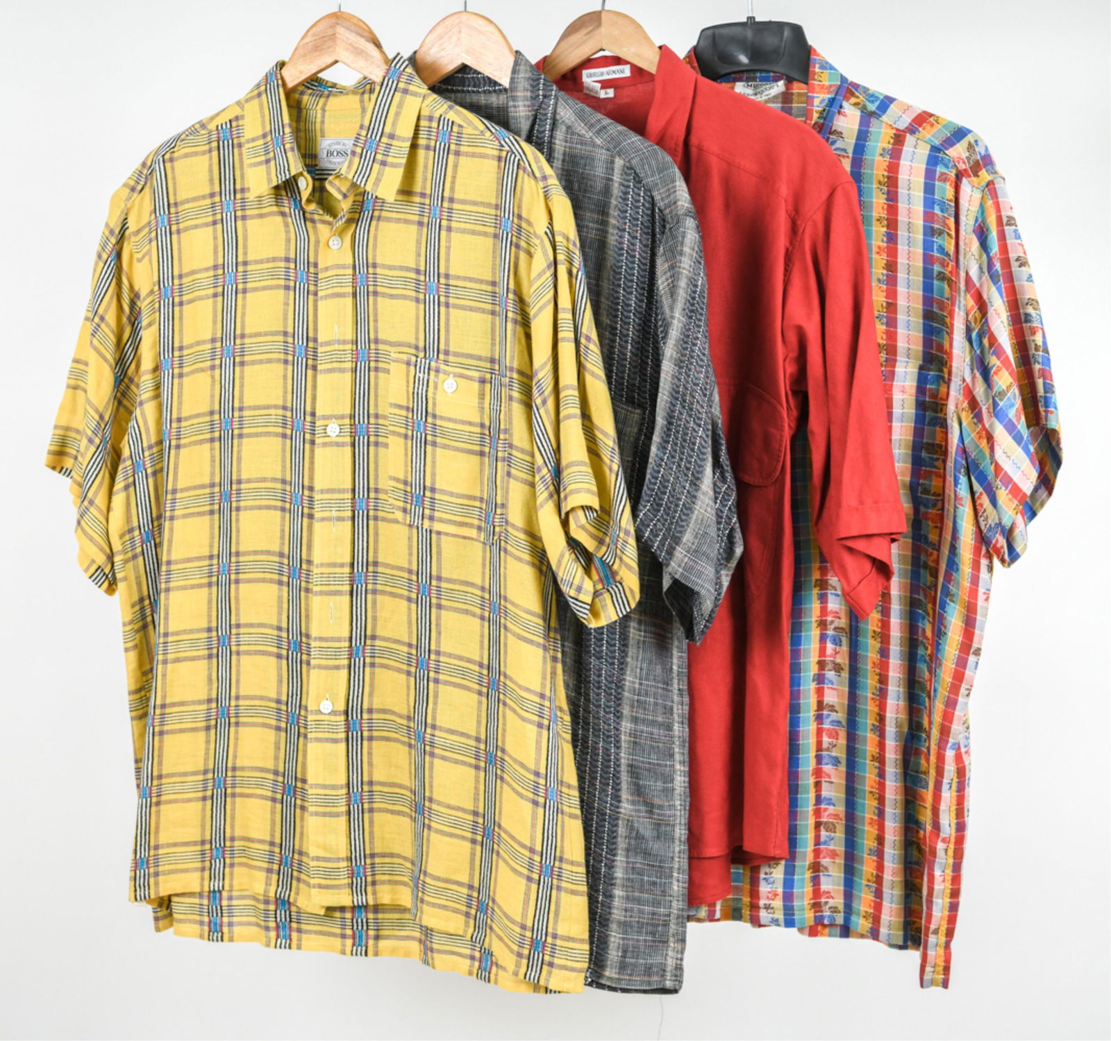 (4) 1980'S SHIRTS INCL. MISSONI & ARMANI, L/XL (1 of 18)