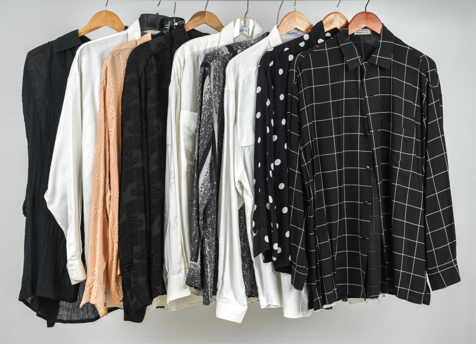 (9) VINTAGE SHIRTS INCL. BELLOWS BRUT, BYBLOS - L (1 of 16)