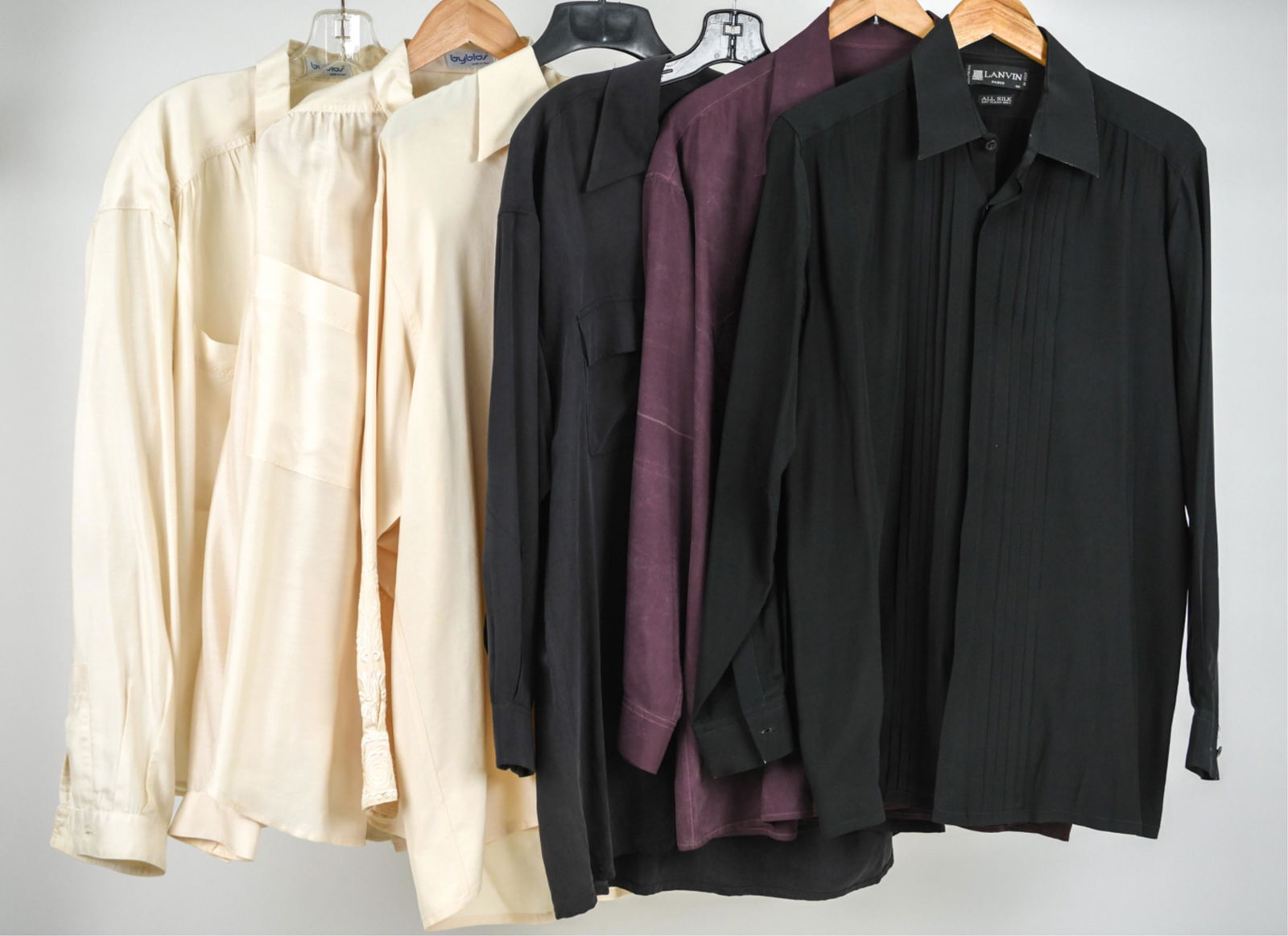 (6) VINTAGE SILK SHIRTS INCL. EQUIPMENT, LANVIN (1 of 15)