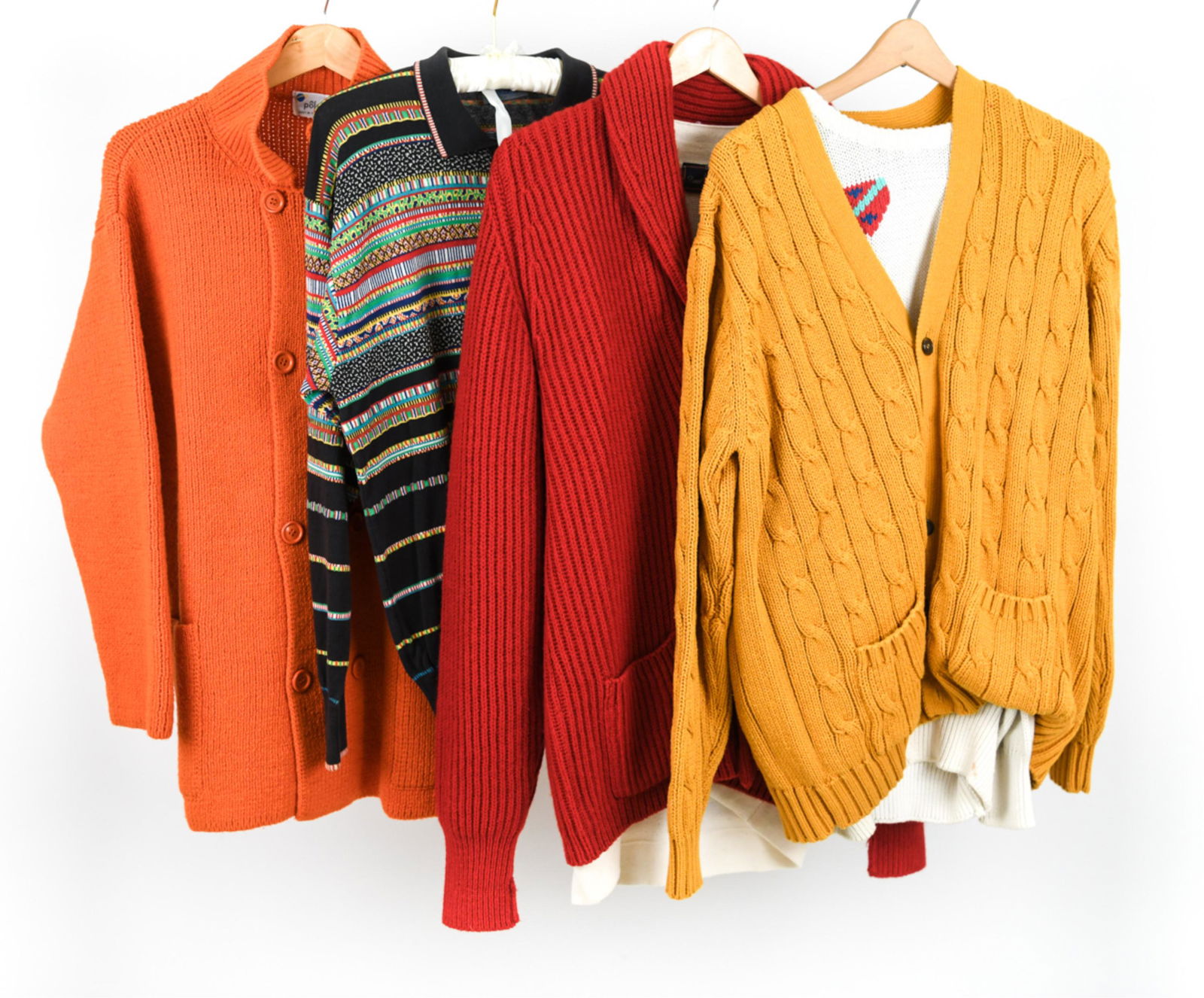 (6) VINTAGE SWEATERS INCL. KENZO & PRINGLE, L/XL (1 of 17)