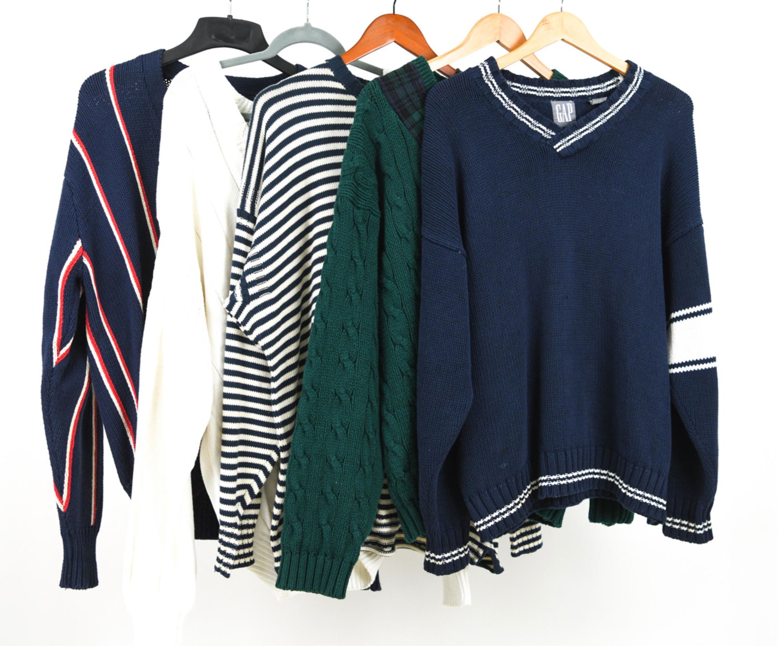 (5) VINTAGE COTTON SWEATERS INCL. POLO RL, L/XL (1 of 17)