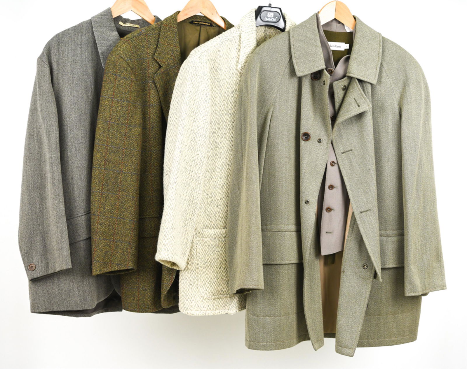 (5) PCS. VINTAGE DESIGNER WOOL OUTERWEAR, L/XL (1 of 20)