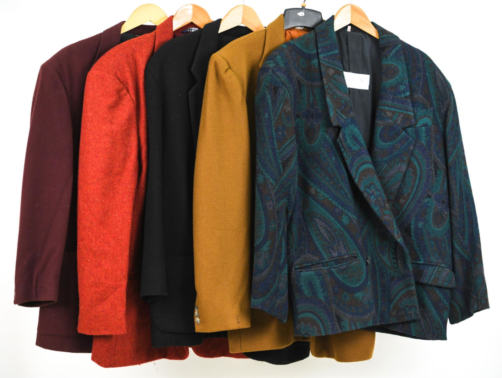 (5) VINTAGE WOOL & WOOL-BLEND SPORT COATS, L/XL (1 of 20)