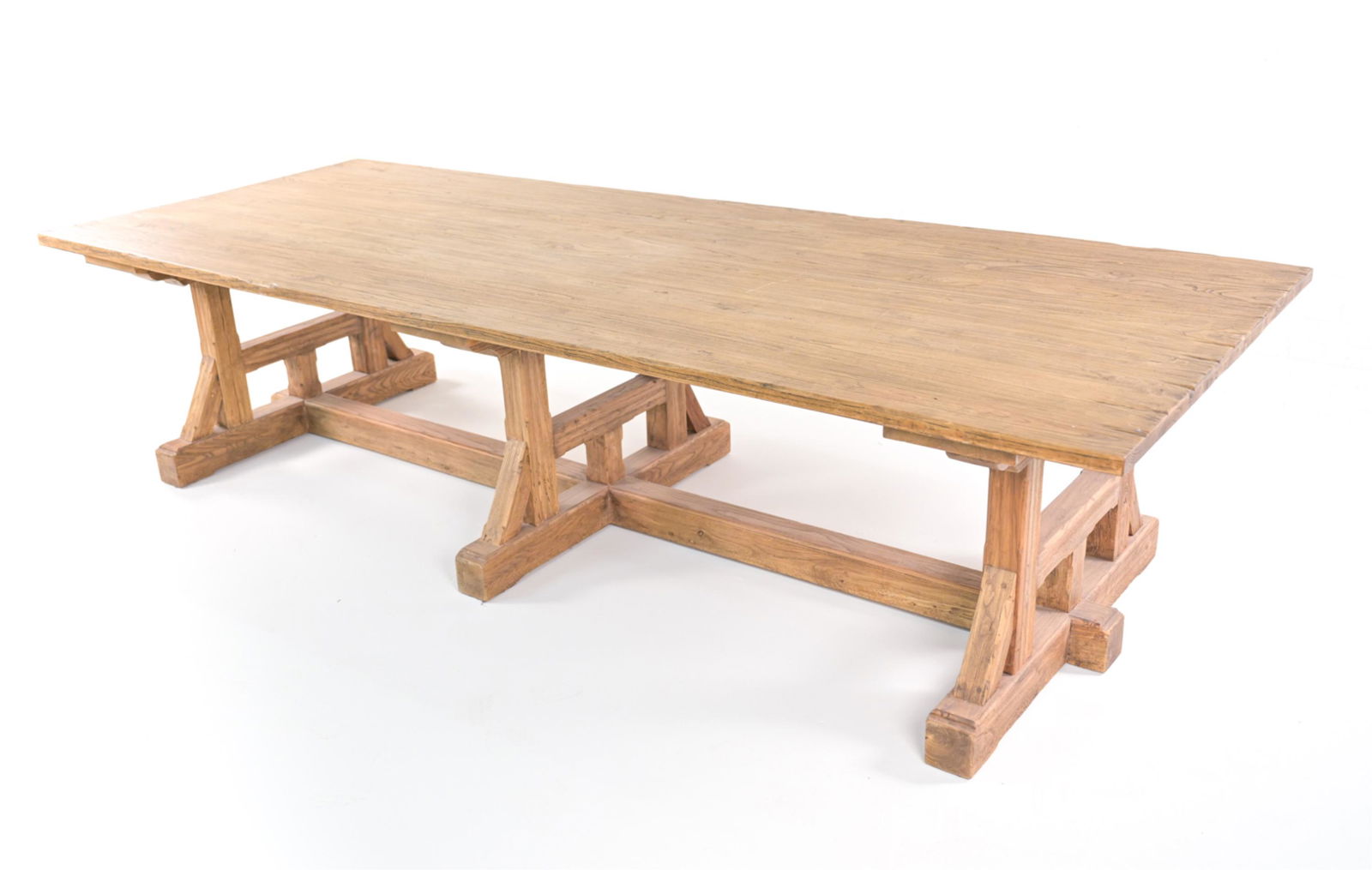 LARGE MODERN FARMHOUSE DINING TABLE (1 of 20)