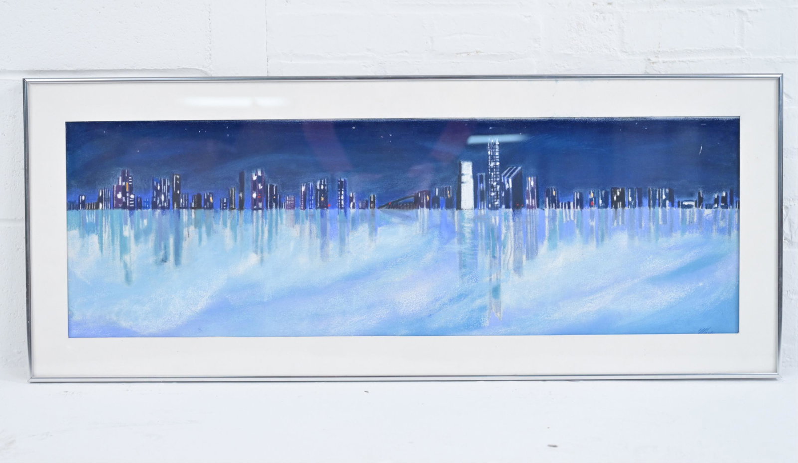 DONNA MARXER (1934-2019) O/C GOLDCOAST BLUE STUDY (1 of 8)