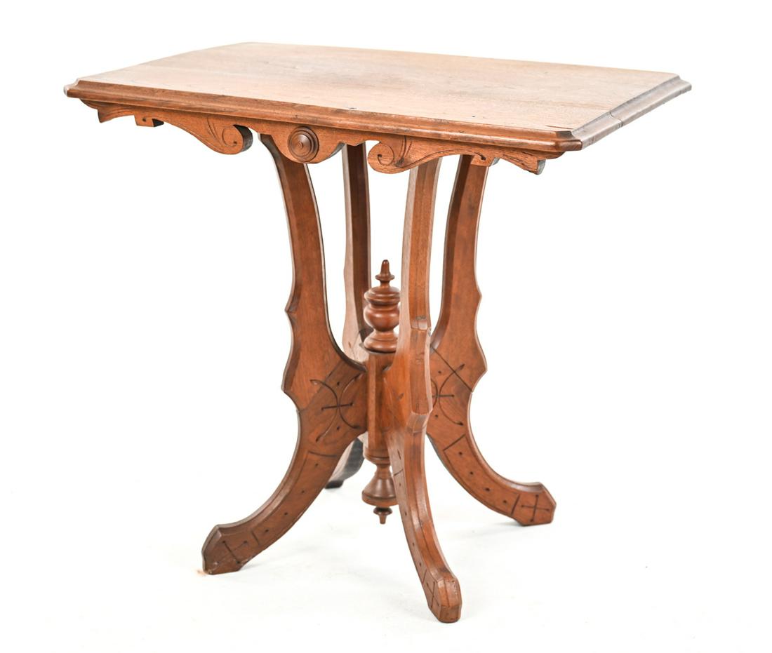 ANTIQUE VICTORIAN EASTLAKE END TABLE, RESTORED (1 of 14)