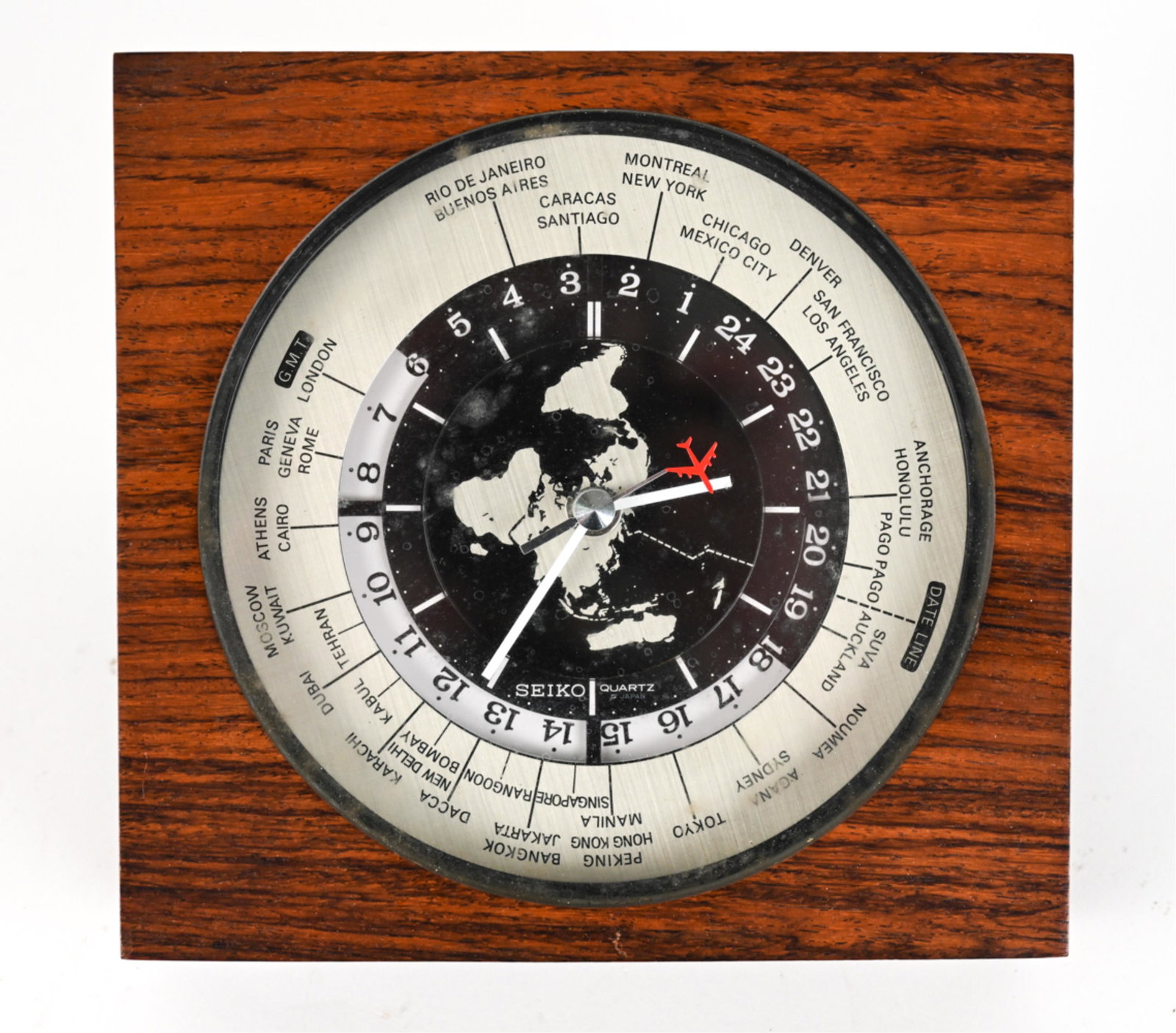 SEIKO WORLD TIME DESK CLOCK (1 of 9)