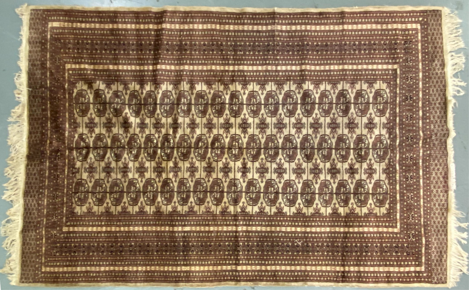 HAND-KNOTTED KAZAK WOOL THROW RUG (1 of 7)