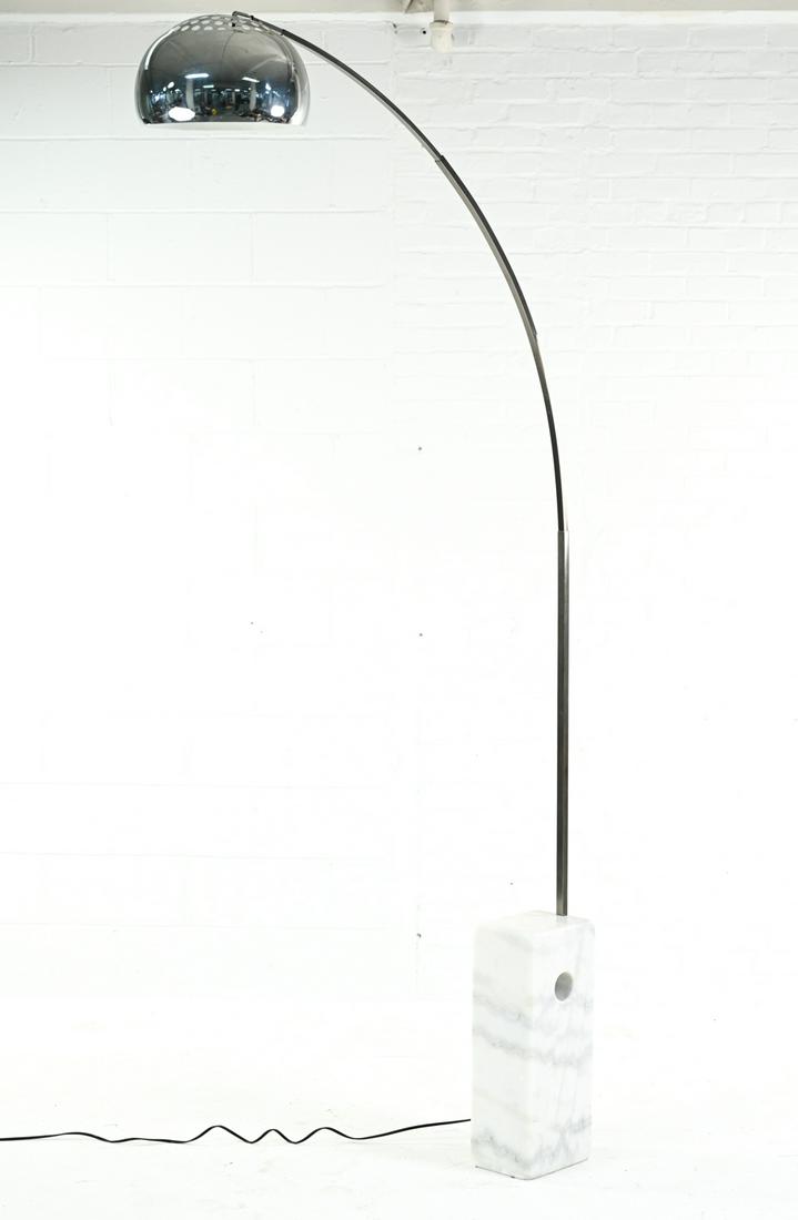 MARBLE BASE ARC LAMP AFTER GIACOMO & CASTIGLIONI (1 of 10)