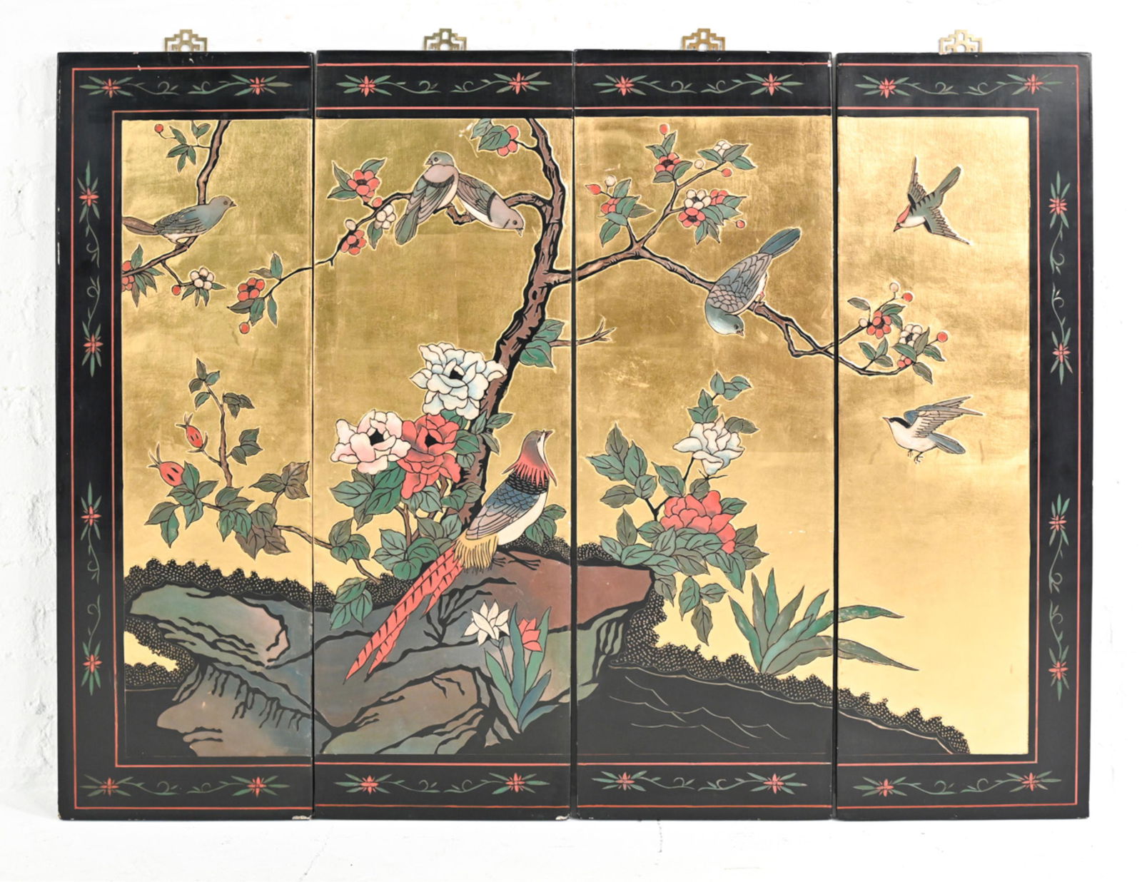 PETITE 4-PANEL JAPANESE WALL SCREEN (1 of 10)