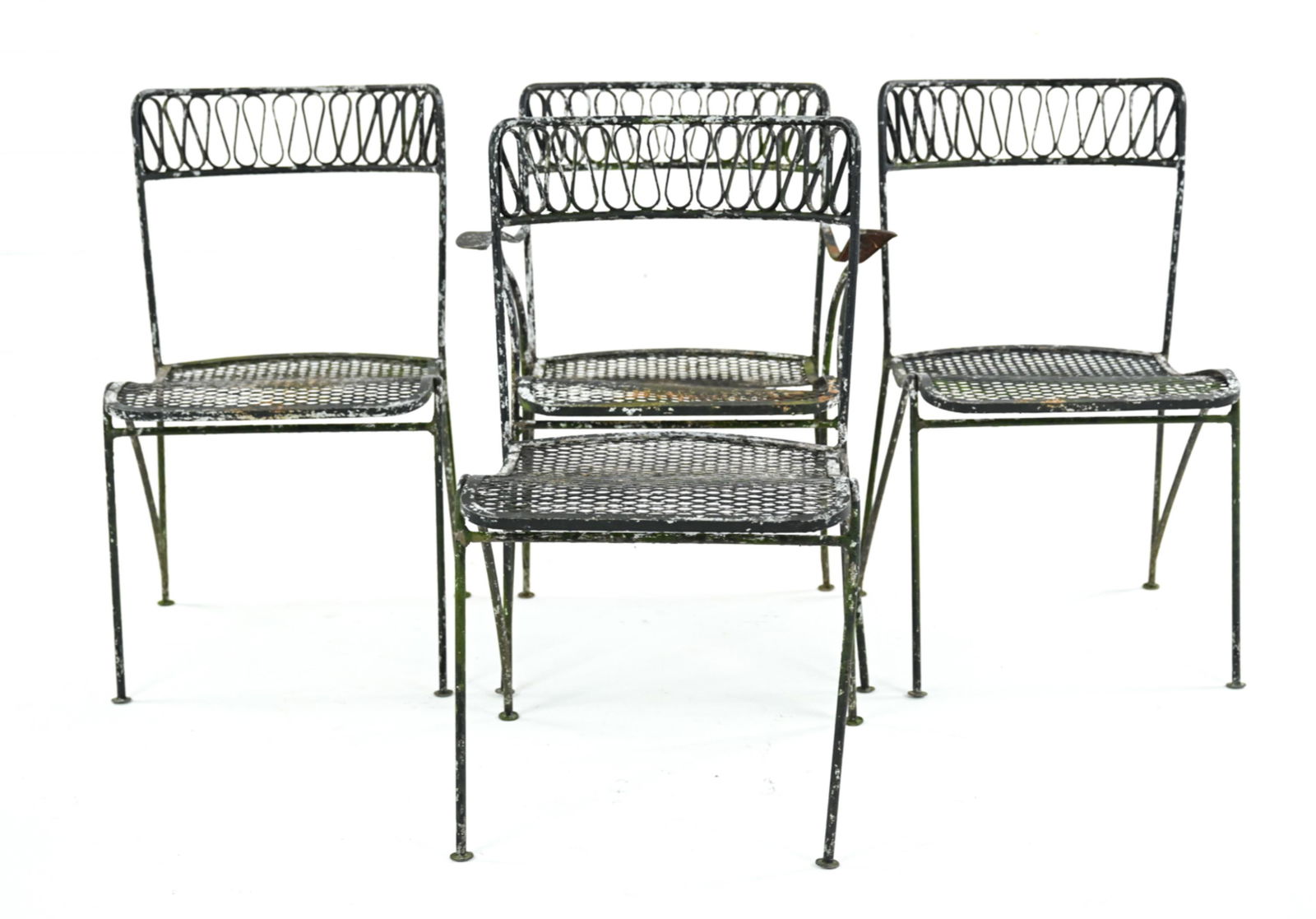 (4) WROUGHT IRON OUTDOOR CHAIRS (1 of 11)