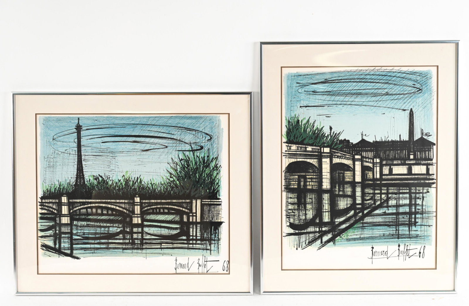 (2) BERNARD BUFFET COLLECTOR'S GUILD LITHOGRAPHS (1 of 14)