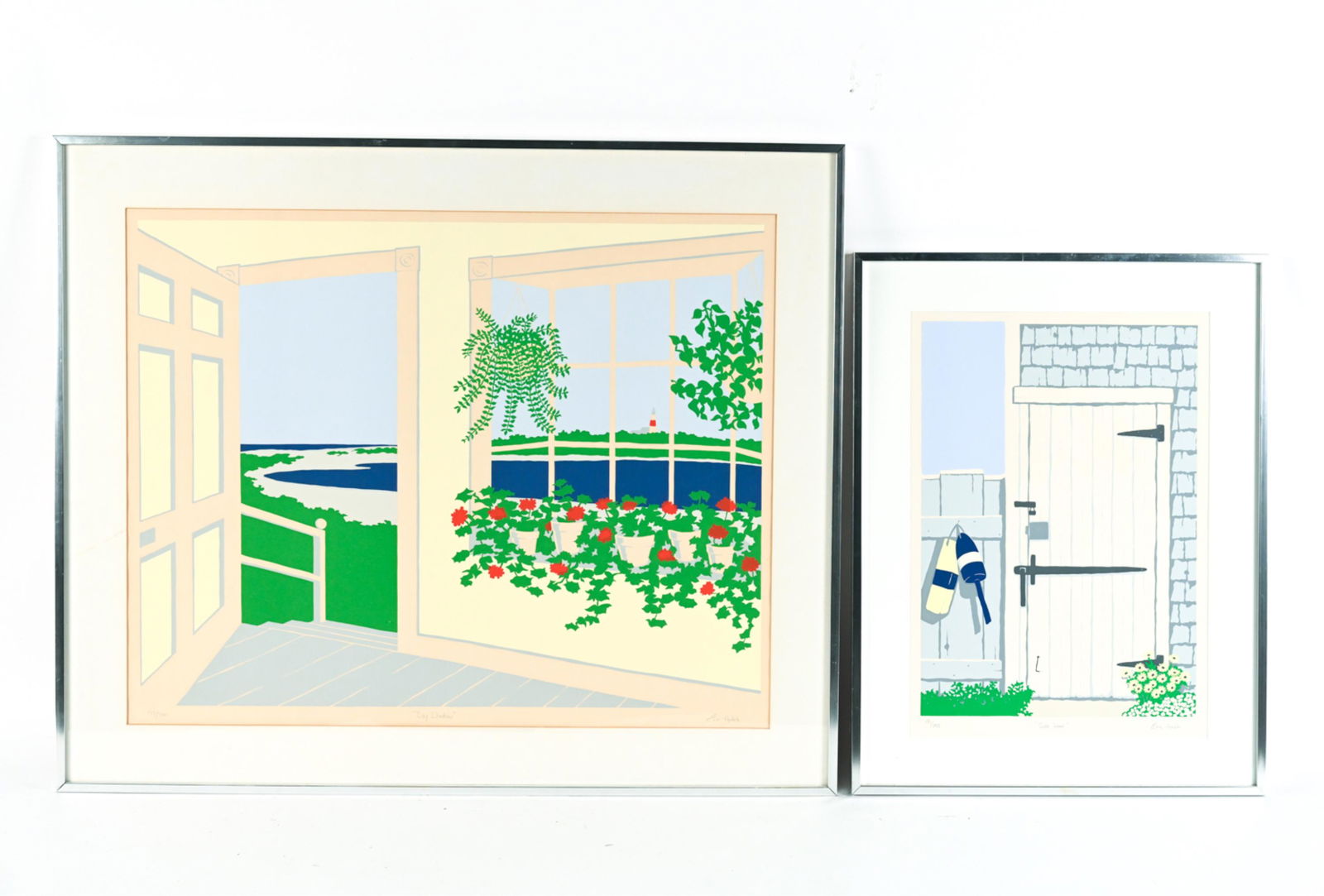 (2) ERIC HOLCH LTD. ED. NANTUCKET SCREEN PRINTS (1 of 14)