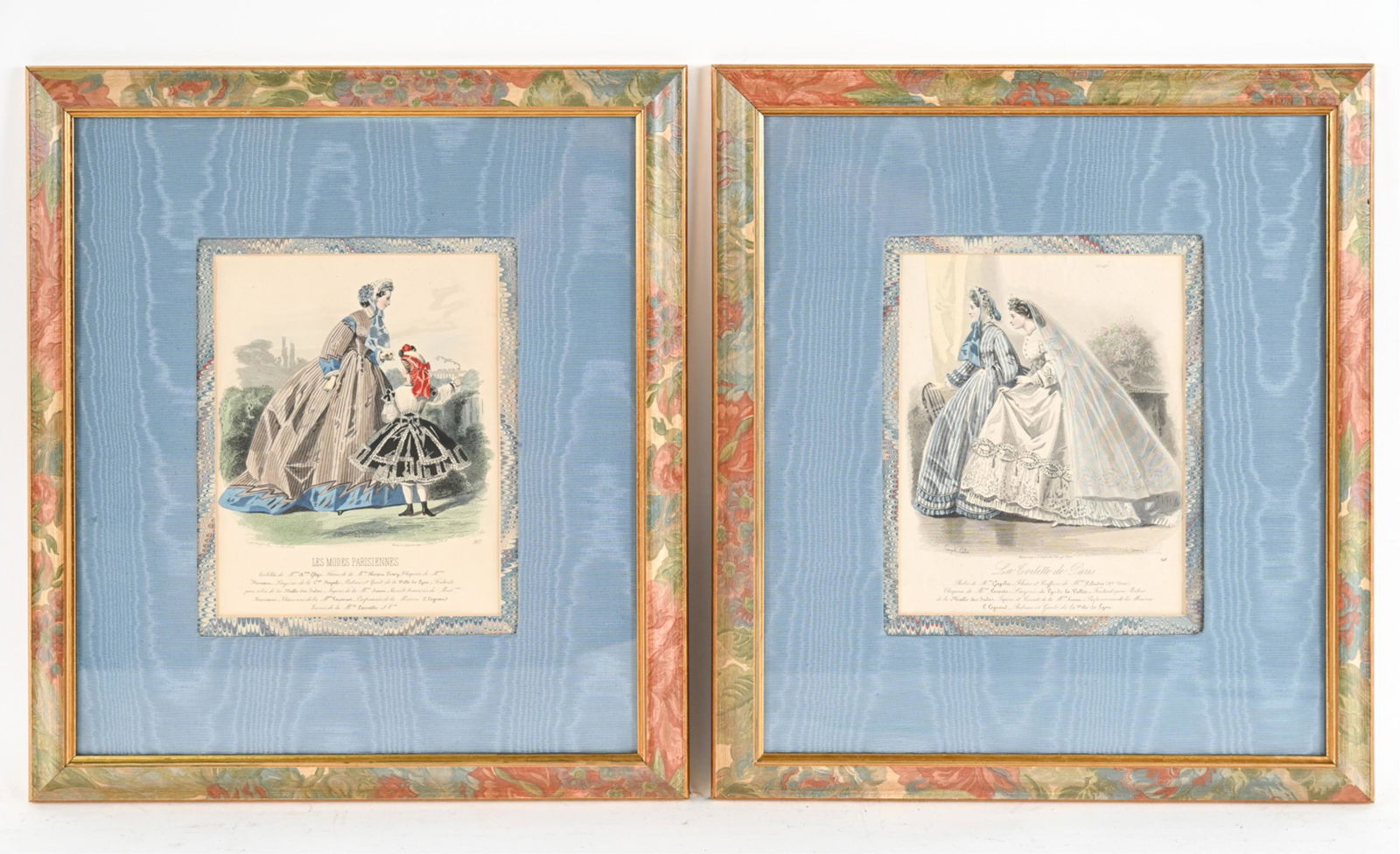 PAIR OF 19TH C. FRENCH FASHION PRINTS (1 of 12)