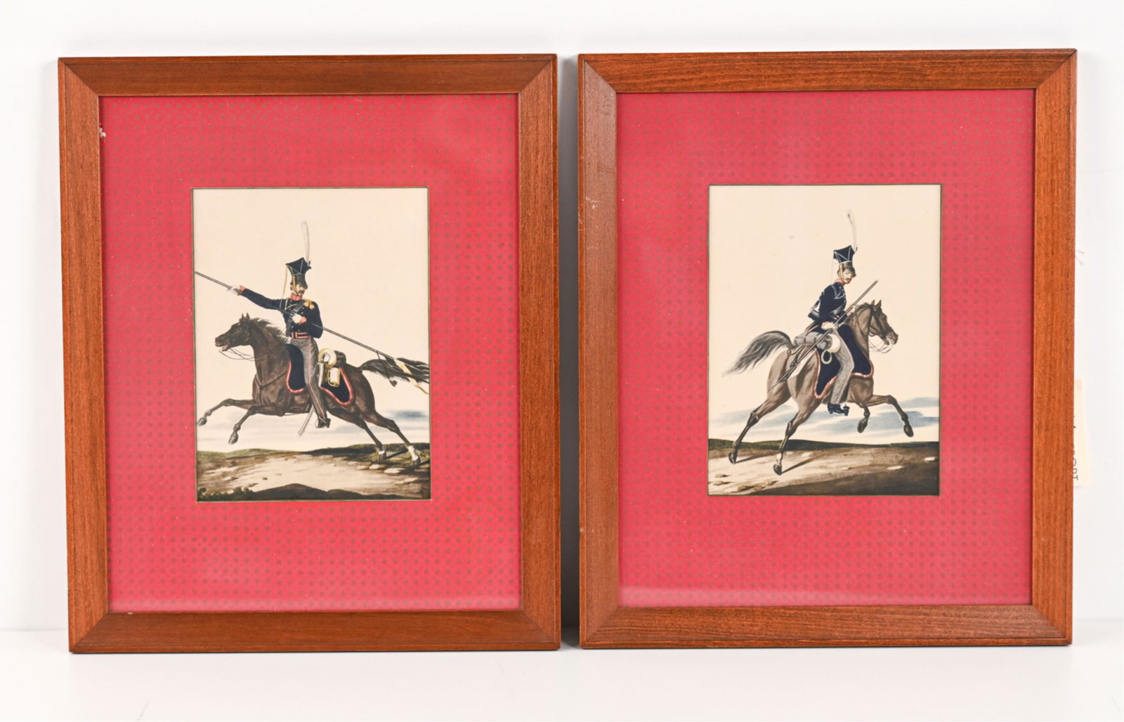 PAIR OF REPRODUCTION NAPOLEONIC PRINTS (1 of 13)